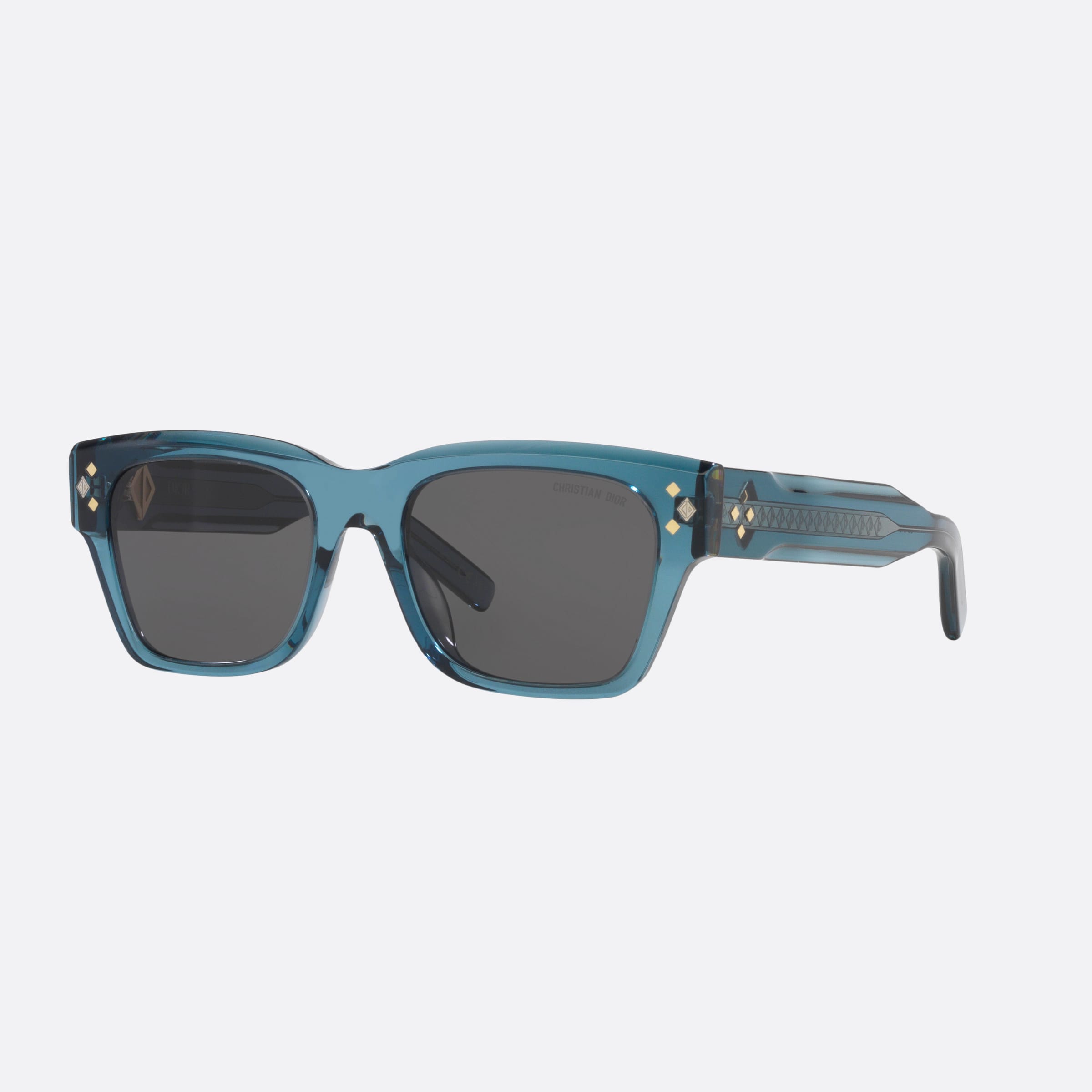 Dior 54mm Diamond S2i 30a0 Blue Rectangle Men Sunglasses - Main View