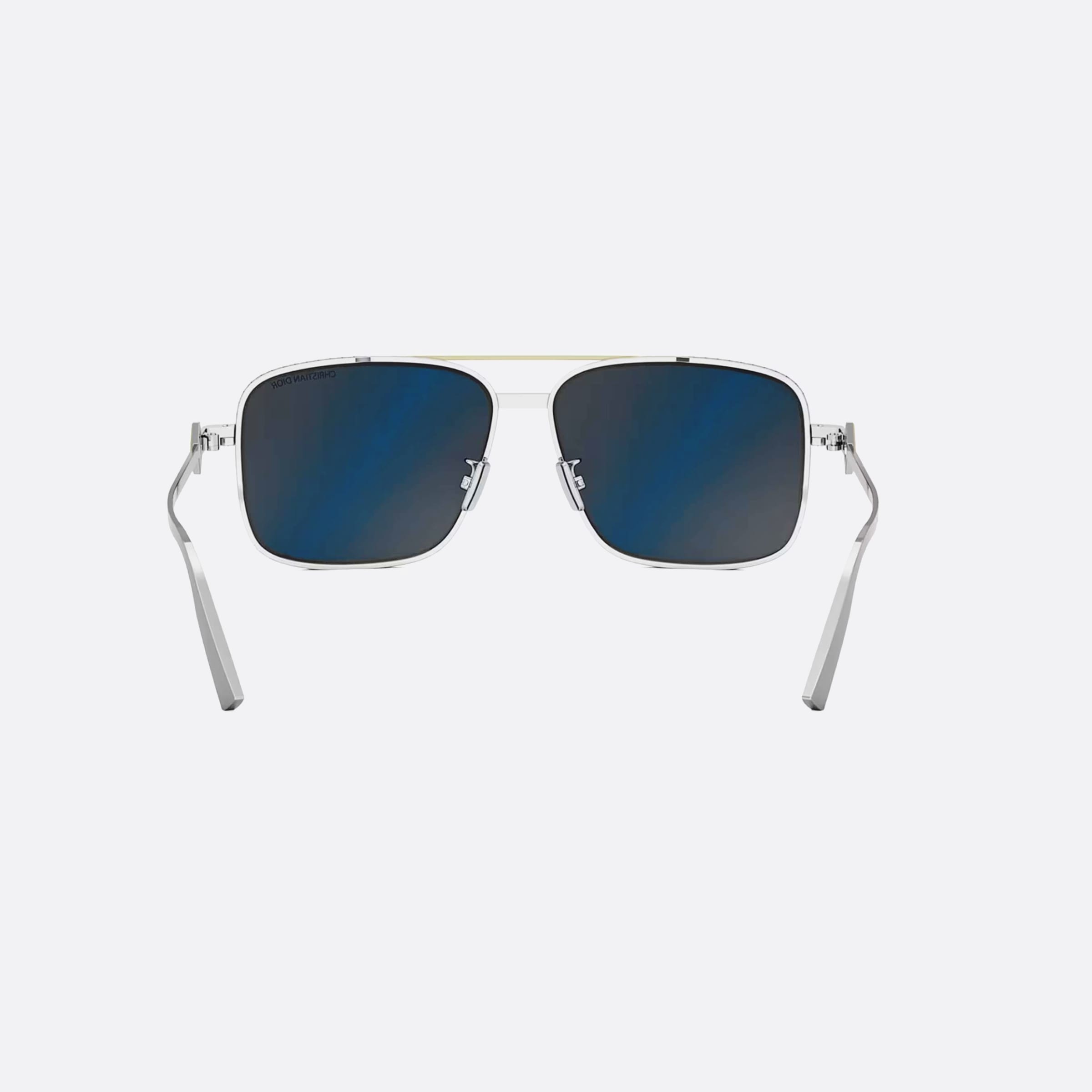 Dior 58mm Men's Diamond S9u F2a5 Silver Sunglasses - Additional Angle