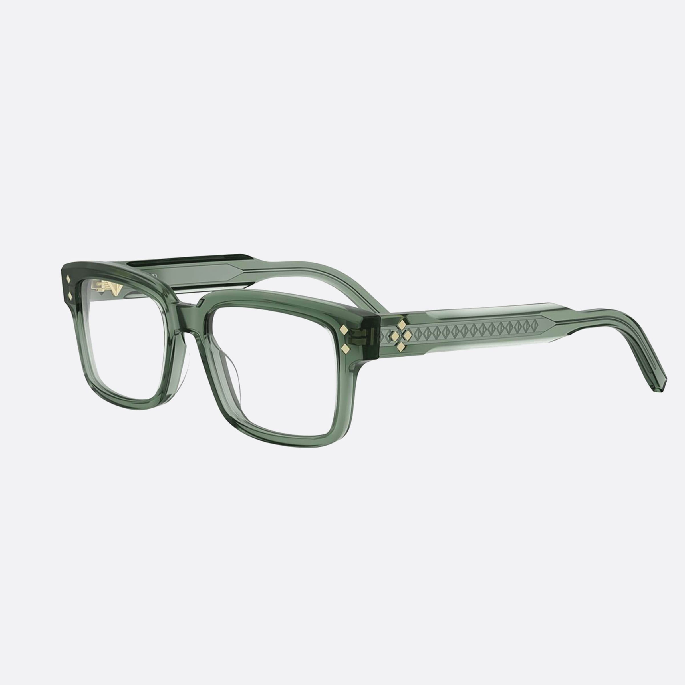 Dior 53mm Diamondo S8i Green Men Eyeglasses - Main View