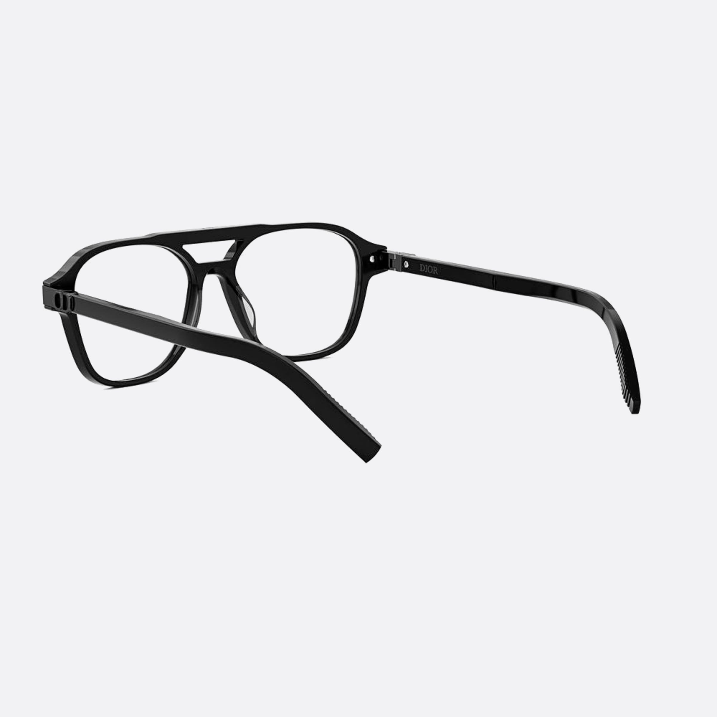 Dior 54mm Icono N1i Black Pilot Men Eyeglasses - Lifestyle Shot