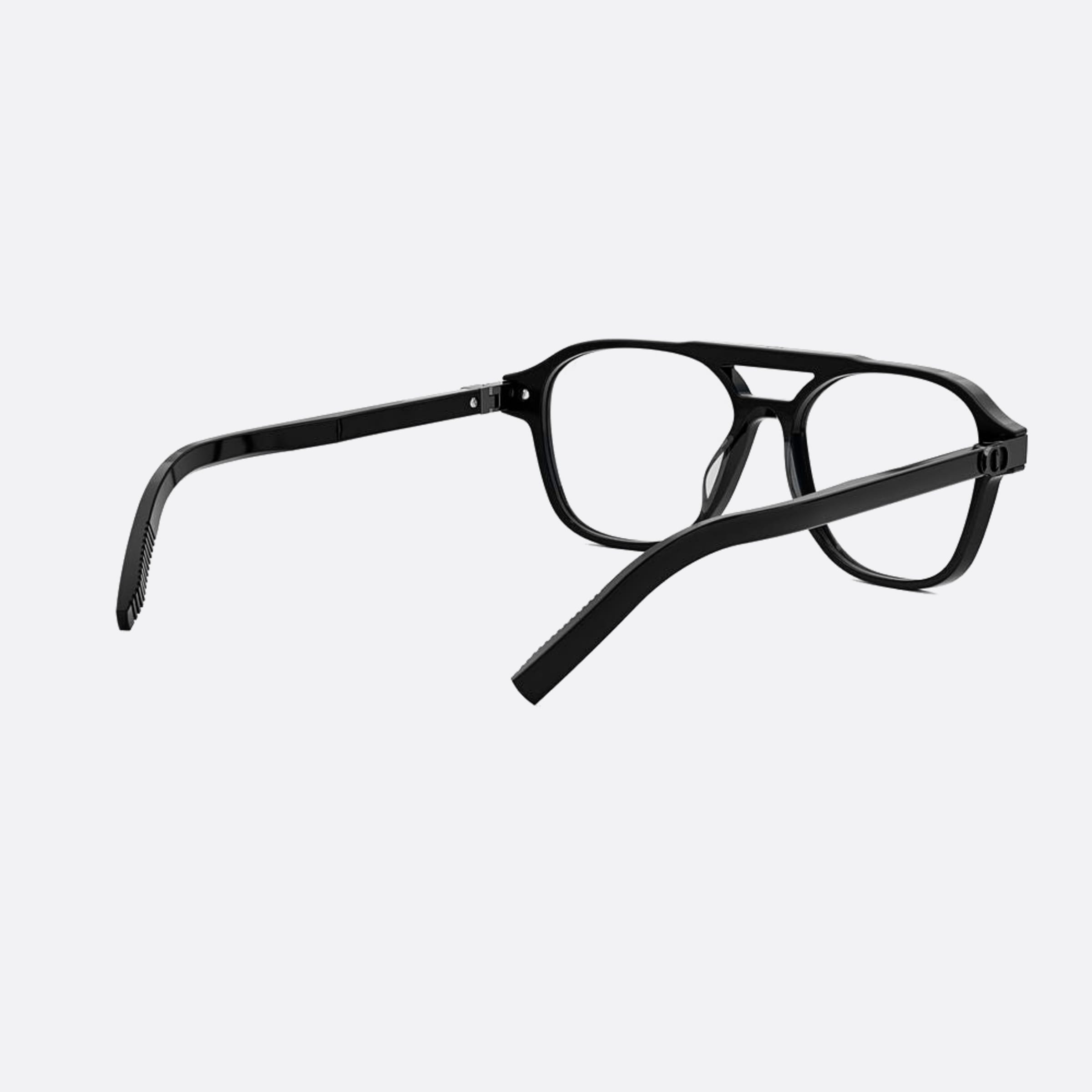 Dior 54mm Icono N1i Black Pilot Men Eyeglasses - Additional Angle