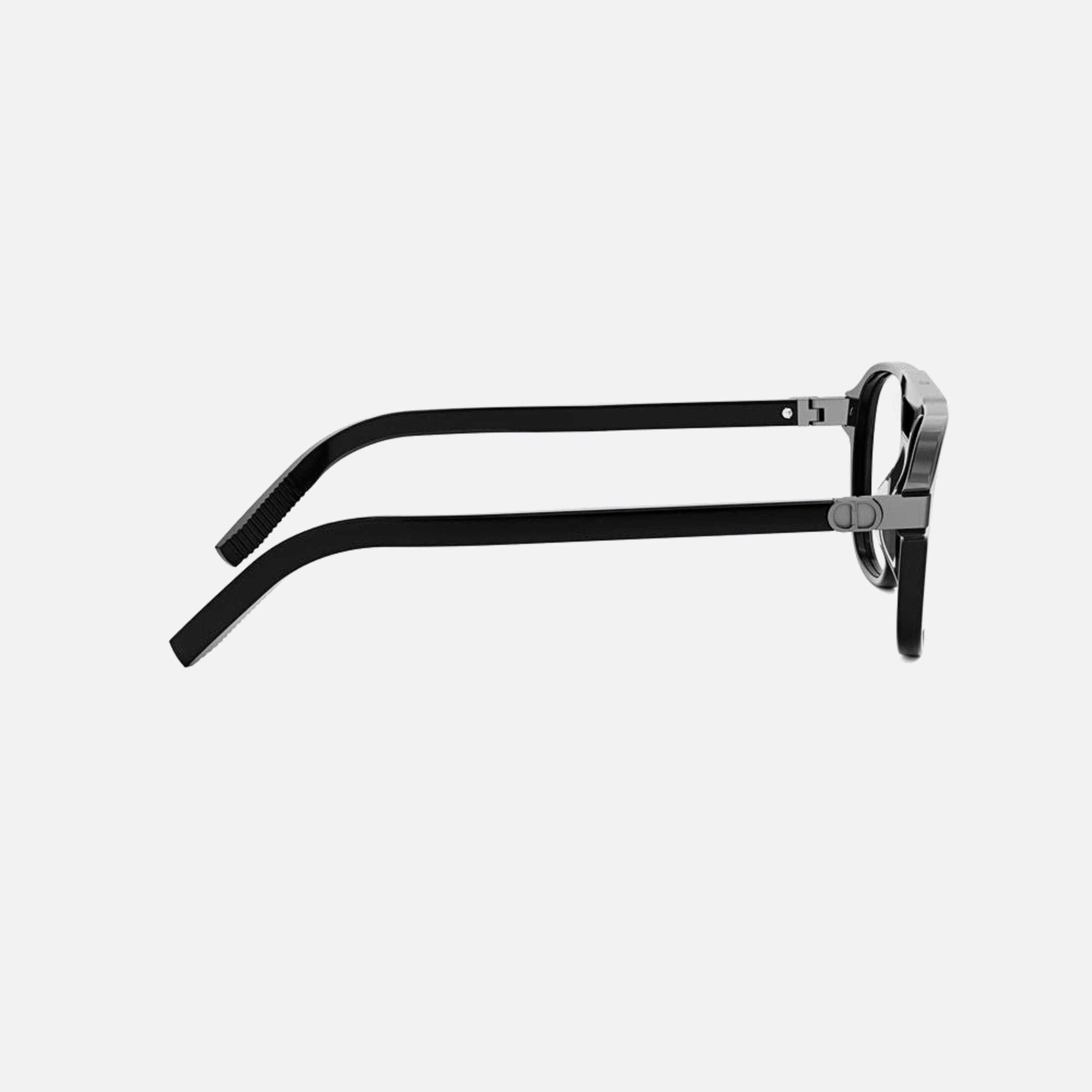 Dior 54mm Icono N1i Black Pilot Men Eyeglasses - Additional Angle