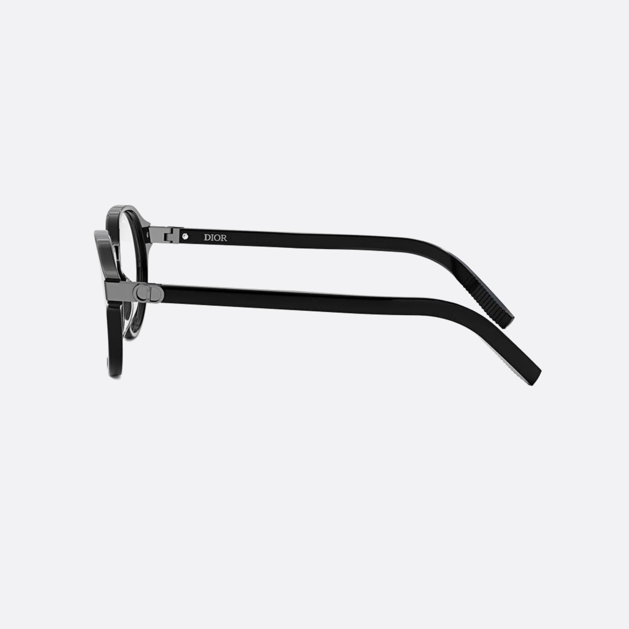 Dior 51mm Icono R1i Black Geometric Men Eyeglasses - Detail View