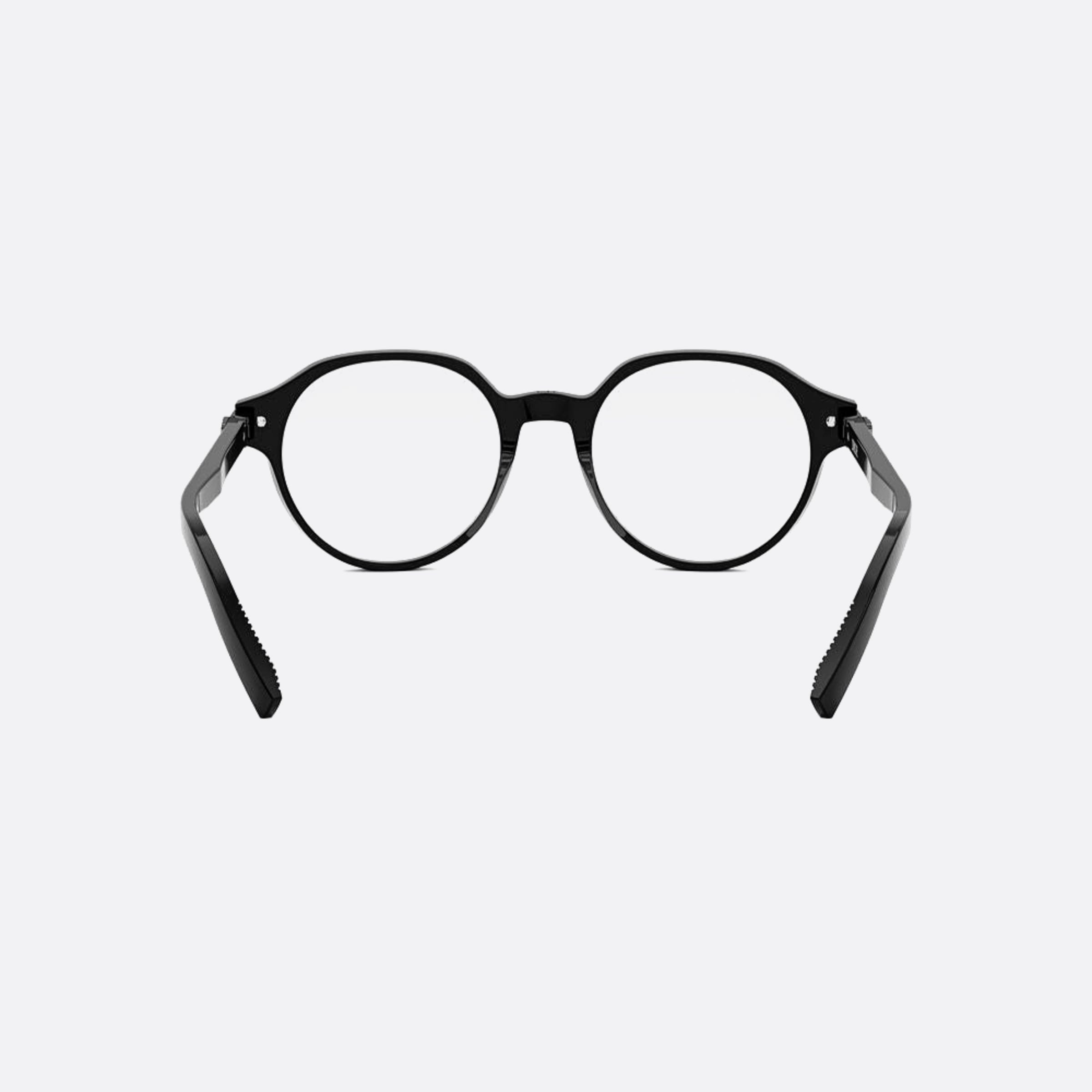 Dior 51mm Icono R1i Black Geometric Men Eyeglasses - Additional Angle