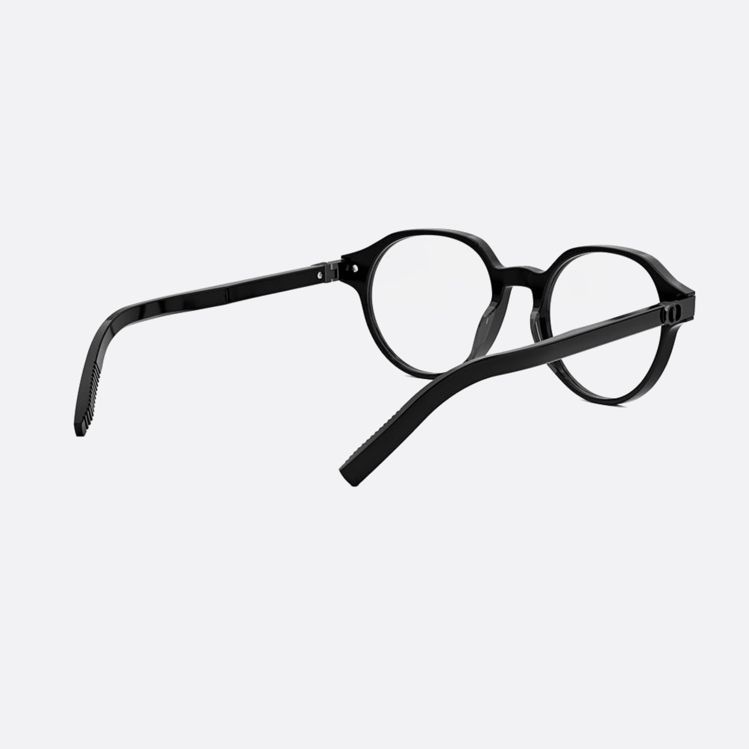 Dior 51mm Icono R1i Black Geometric Men Eyeglasses - Additional Angle