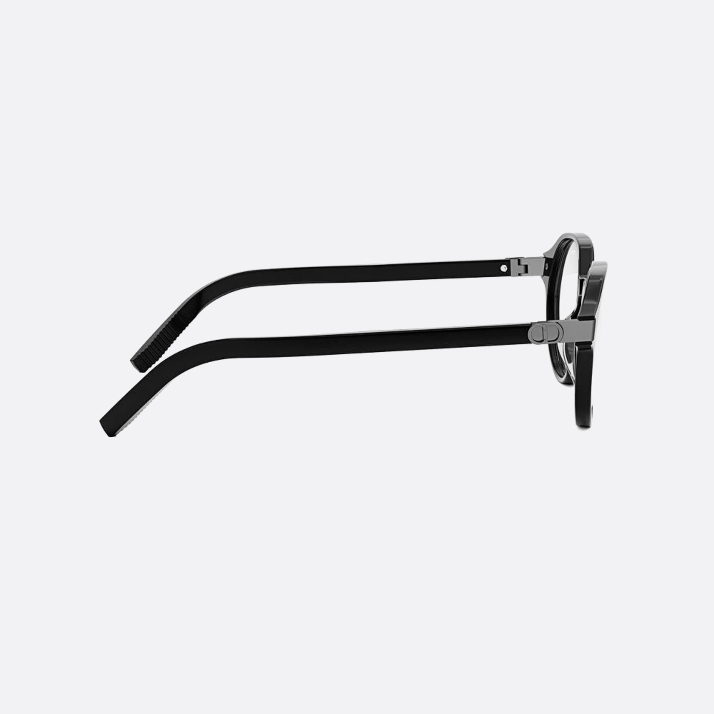 Dior 51mm Icono R1i Black Geometric Men Eyeglasses - Additional Angle