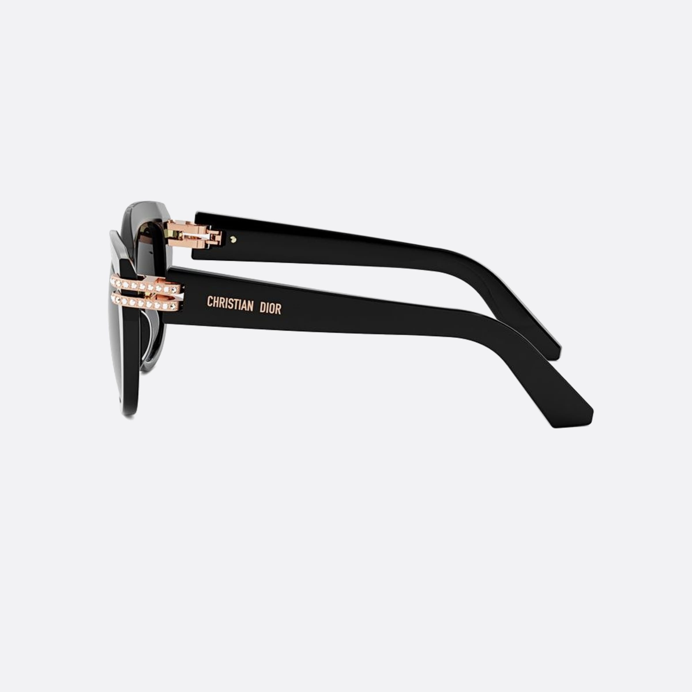 Dior 53mm Cdior B4i 10a1 Black Butterfly Women Sunglasses - Detail View