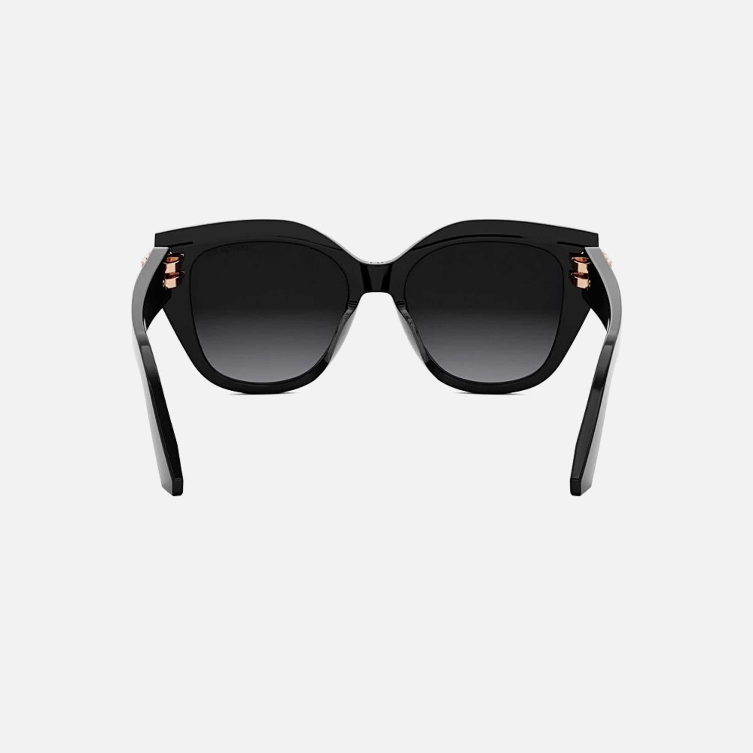 Dior 53mm Cdior B4i 10a1 Black Butterfly Women Sunglasses - Additional Angle