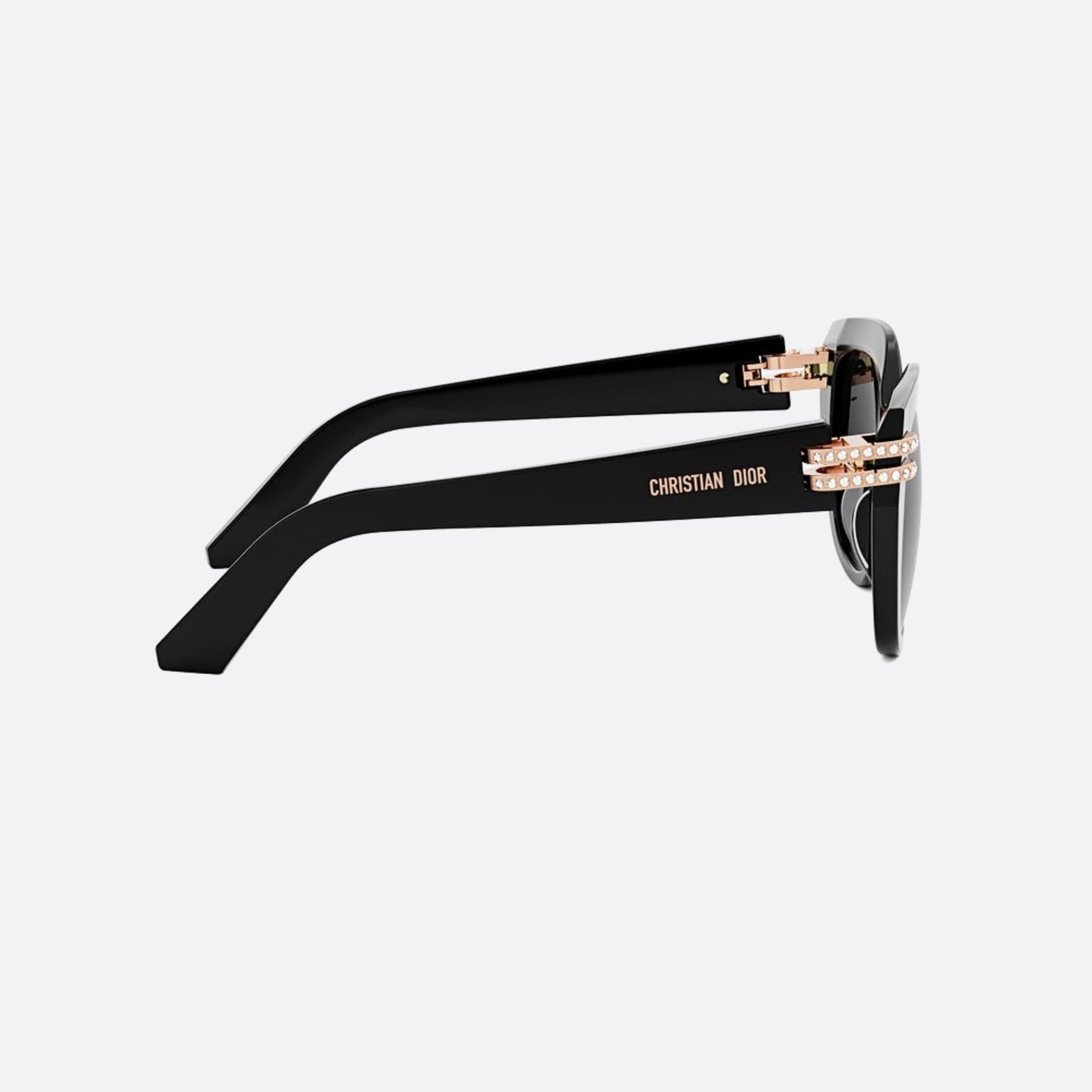 Dior 53mm Cdior B4i 10a1 Black Butterfly Women Sunglasses - Additional Angle