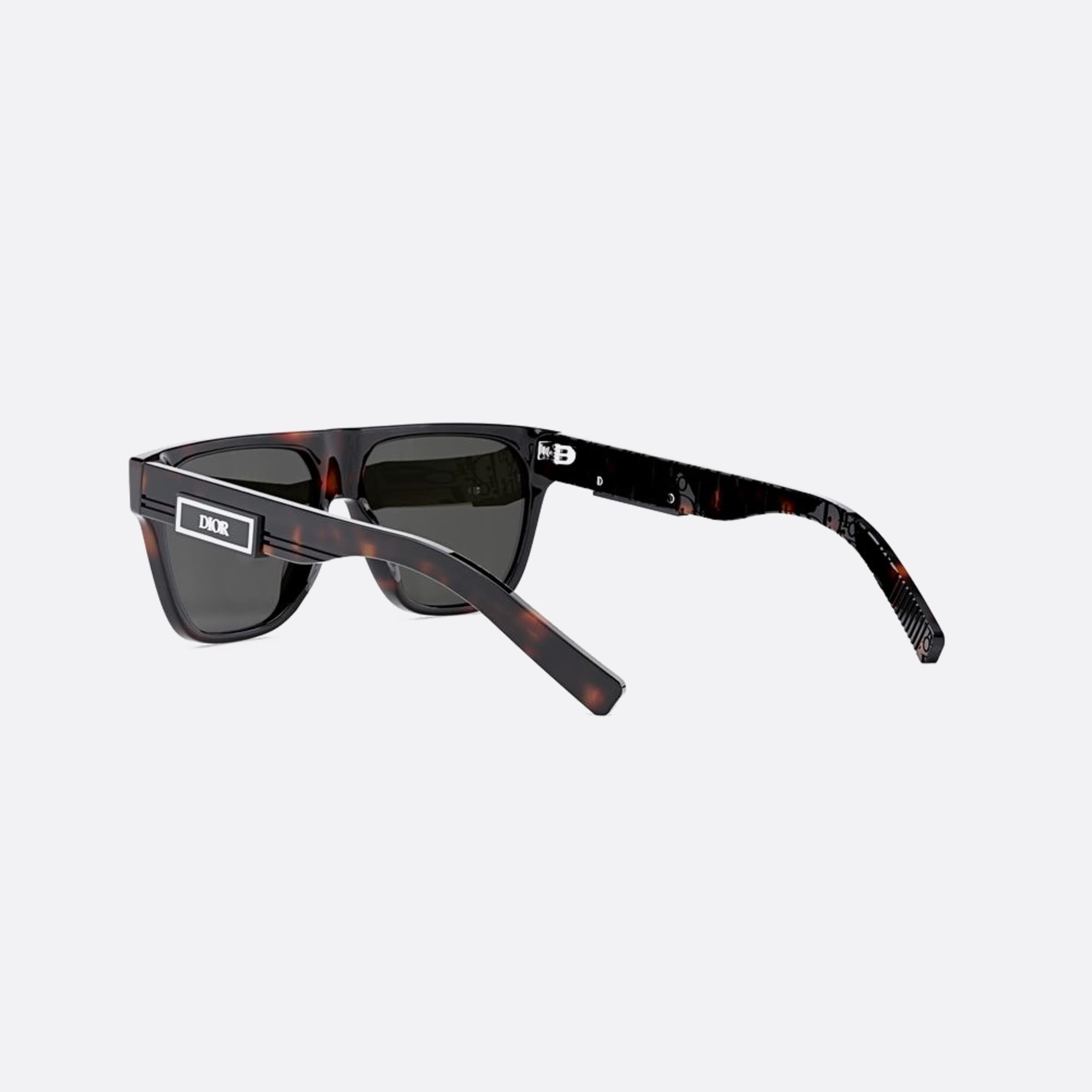 Dior 57mm Dior B23 S3i 20c0 Havana Squared Men Sunglasses - Lifestyle Shot