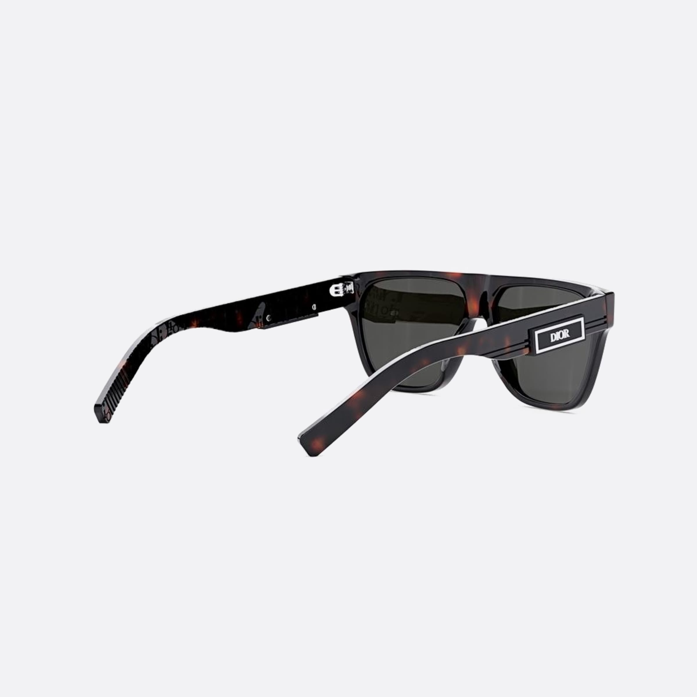 Dior 57mm Dior B23 S3i 20c0 Havana Squared Men Sunglasses - Additional Angle