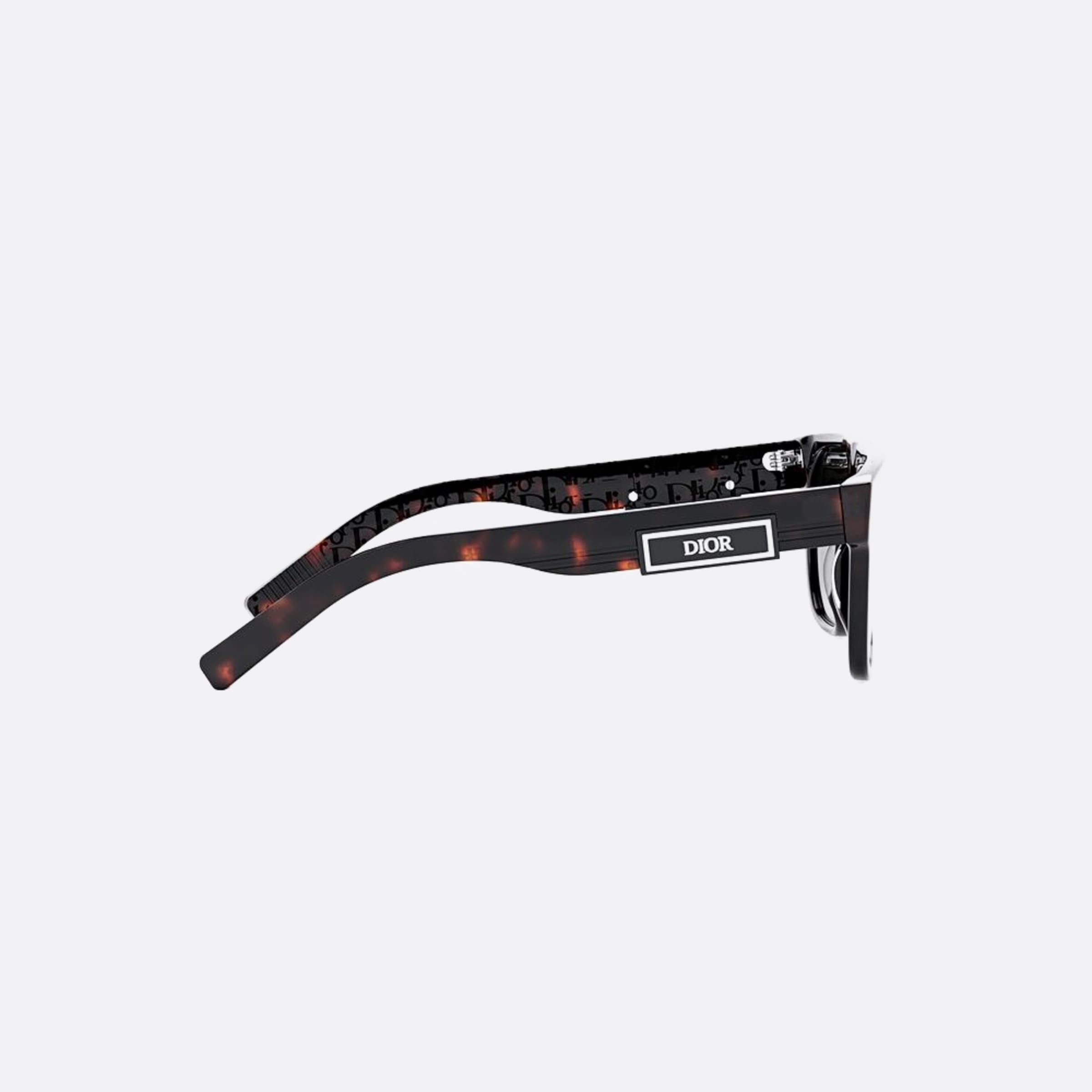 Dior 57mm Dior B23 S3i 20c0 Havana Squared Men Sunglasses - Additional Angle