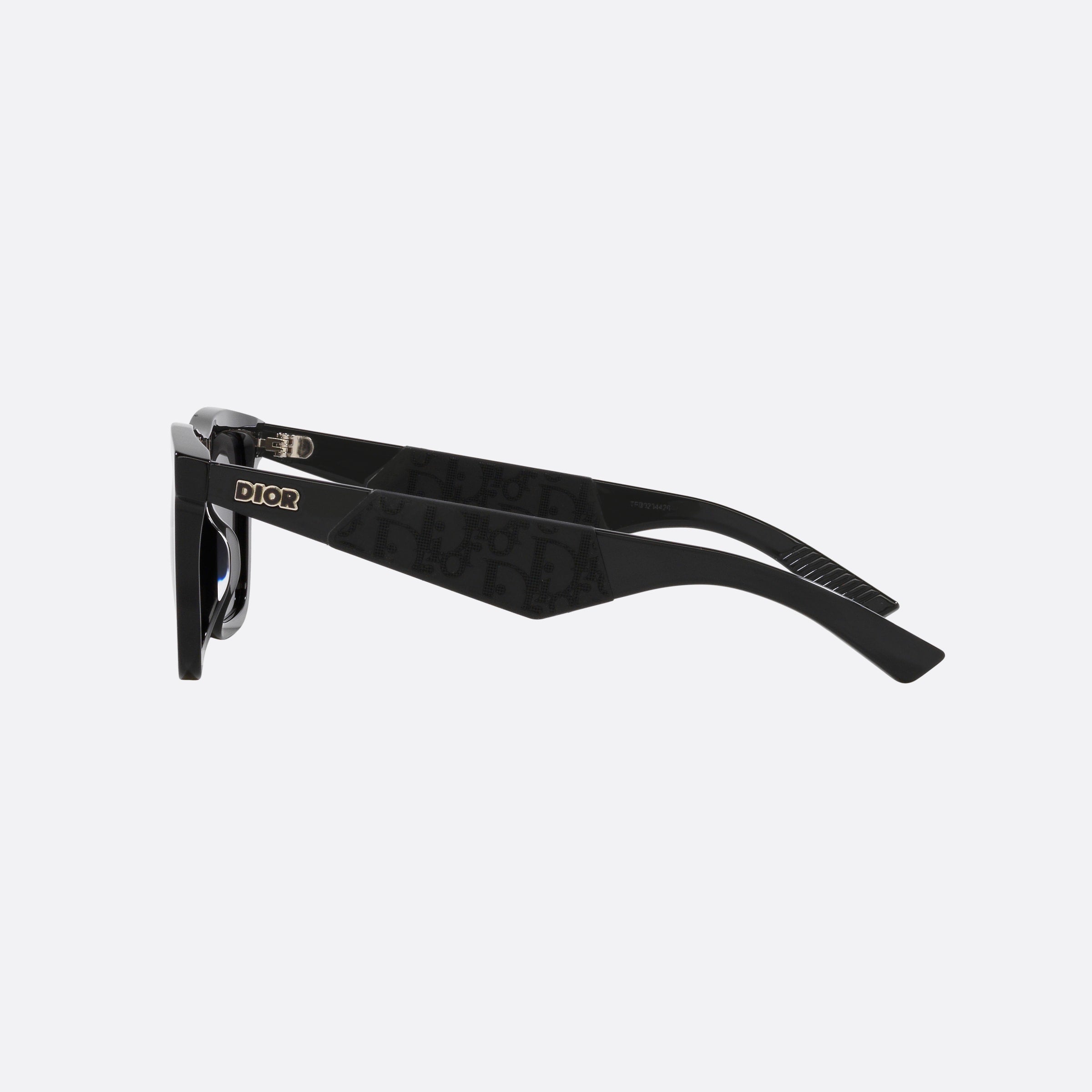 Dior 56mm Dior B27 S1i 10a0 Black Irregular Men Sunglasses - Detail View