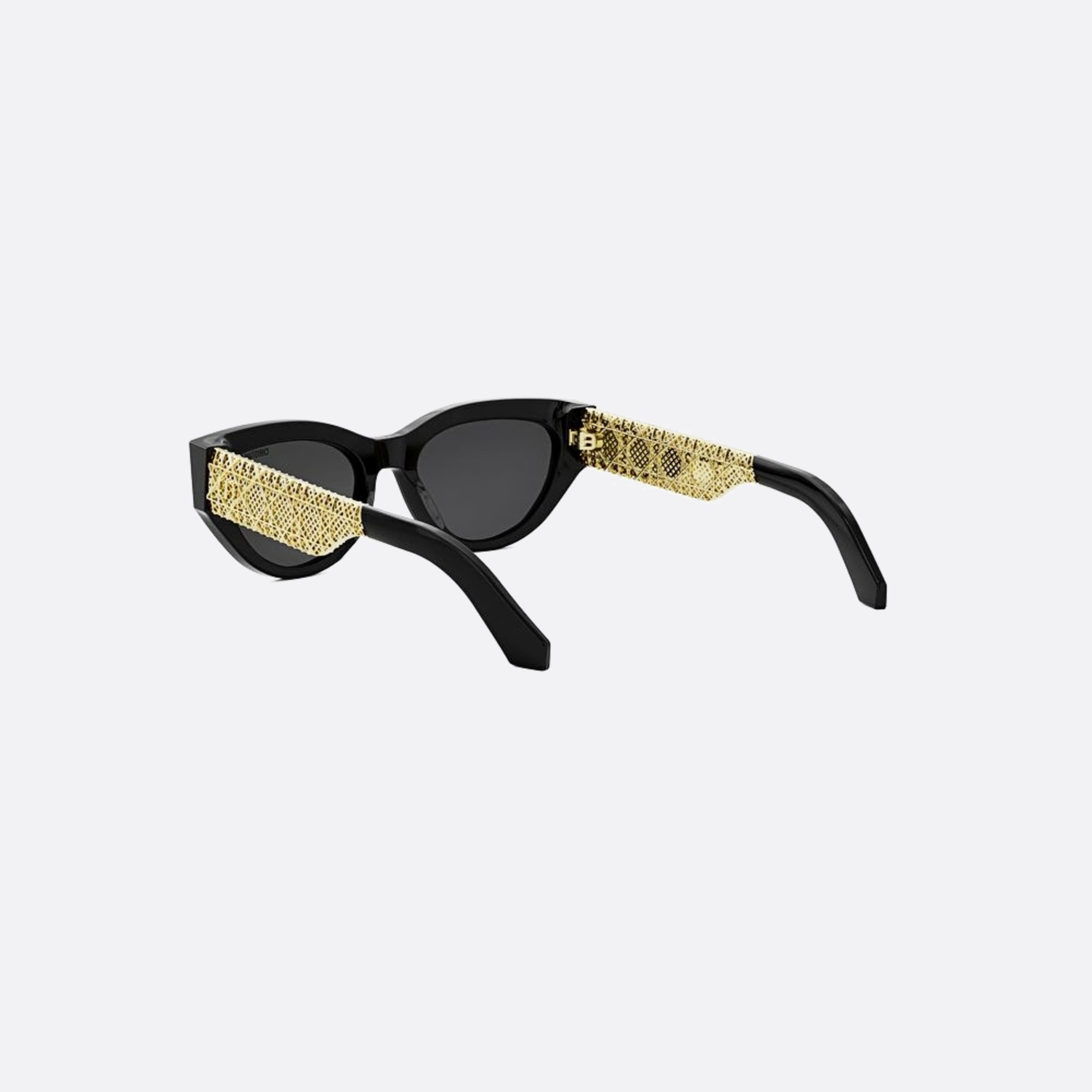 Dior 53mm Dior Sille B1i 10a0 Black Cat Eye Women Sunglasses - Lifestyle Shot