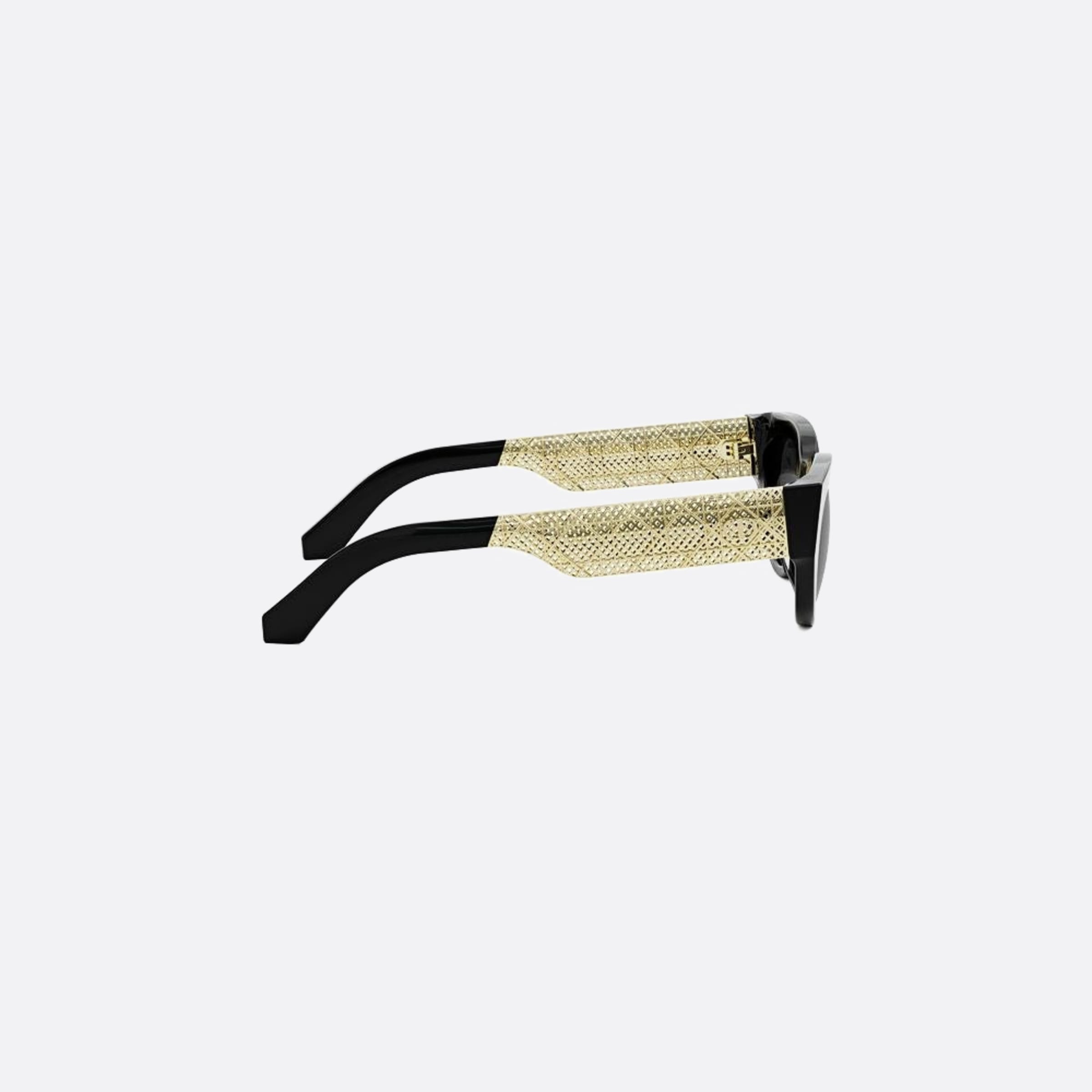 Dior 53mm Dior Sille B1i 10a0 Black Cat Eye Women Sunglasses - Additional Angle
