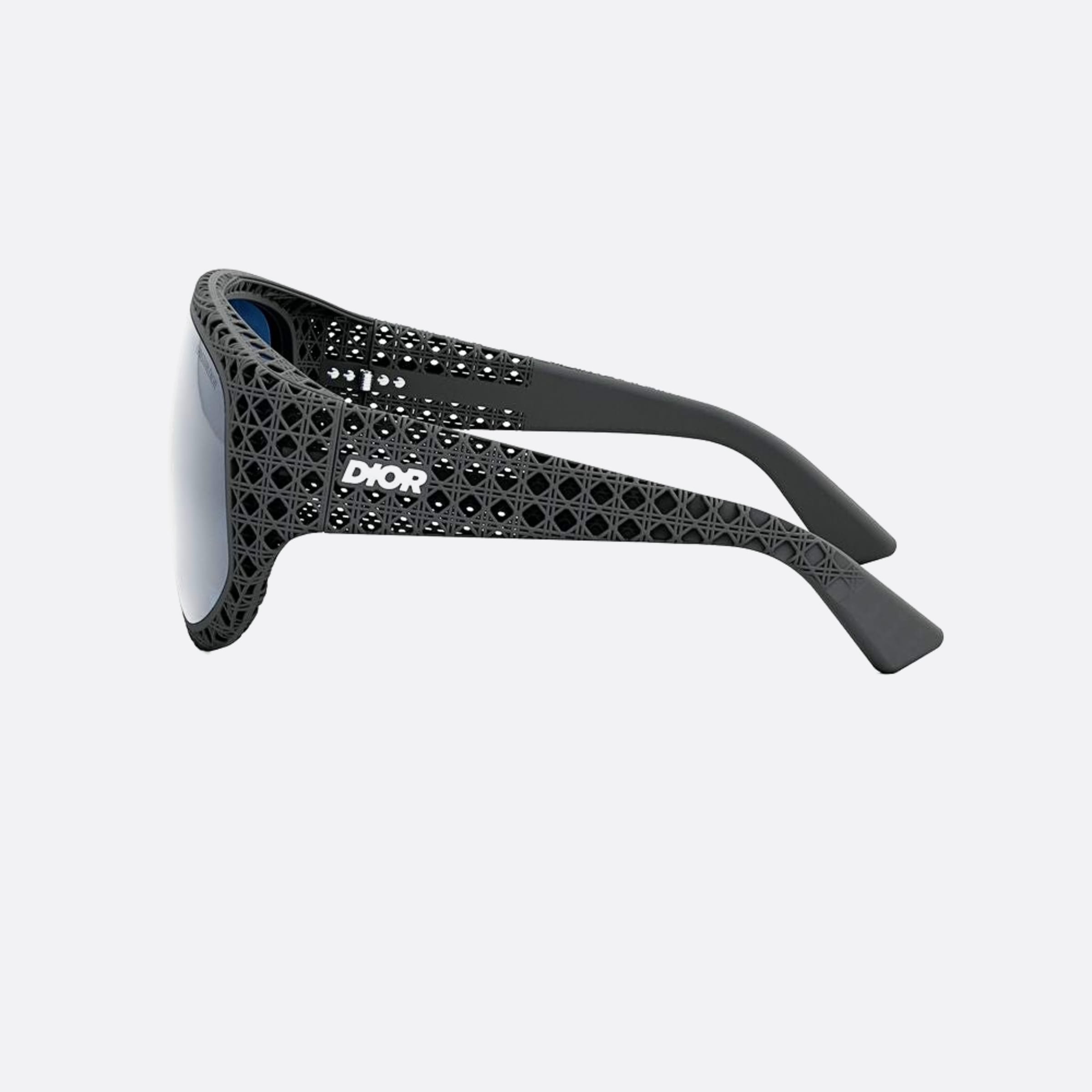 Dior Dior3d M1u 11b0 Black Shield Men Sunglasses - Detail View