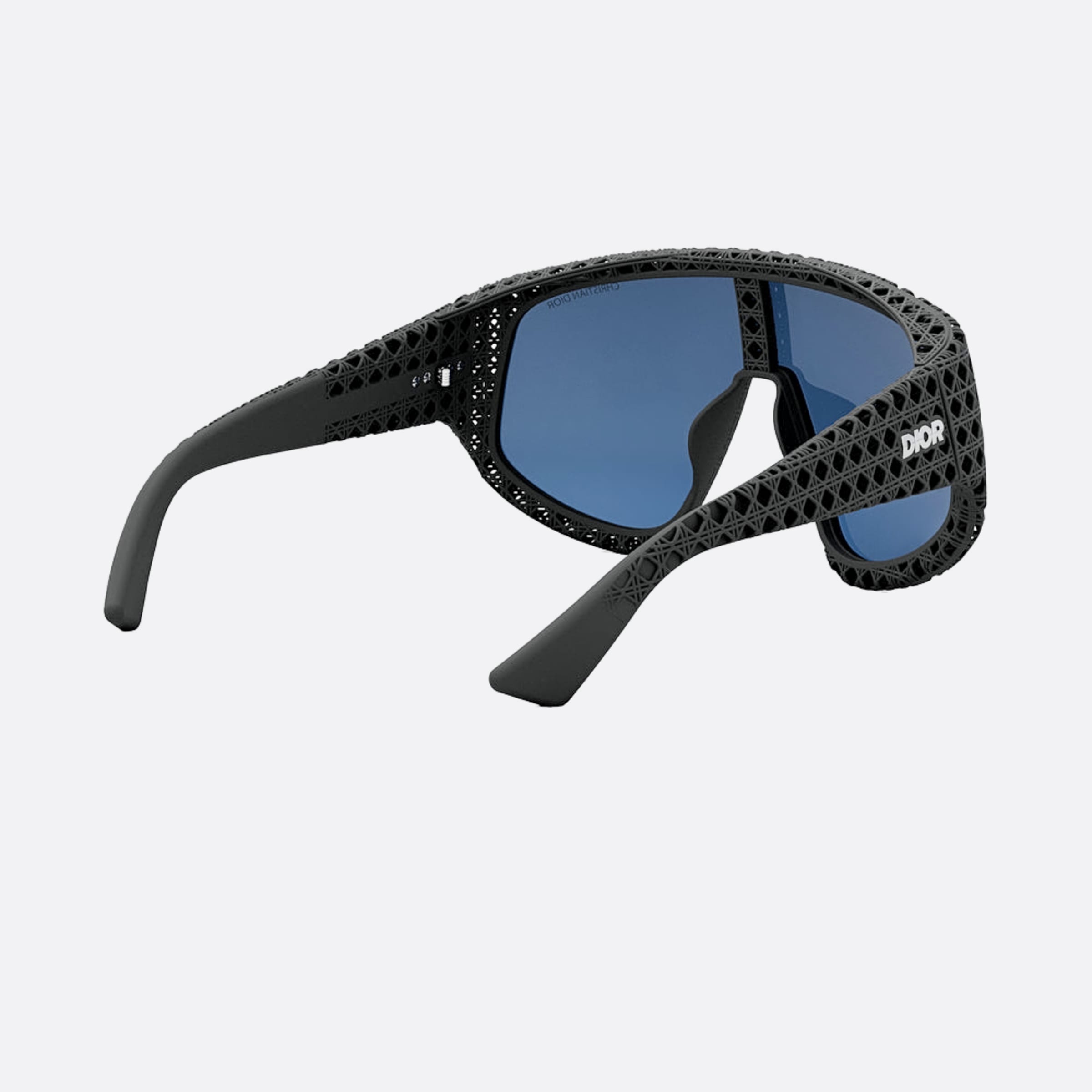 Dior Dior3d M1u 11b0 Black Shield Men Sunglasses - Additional Angle