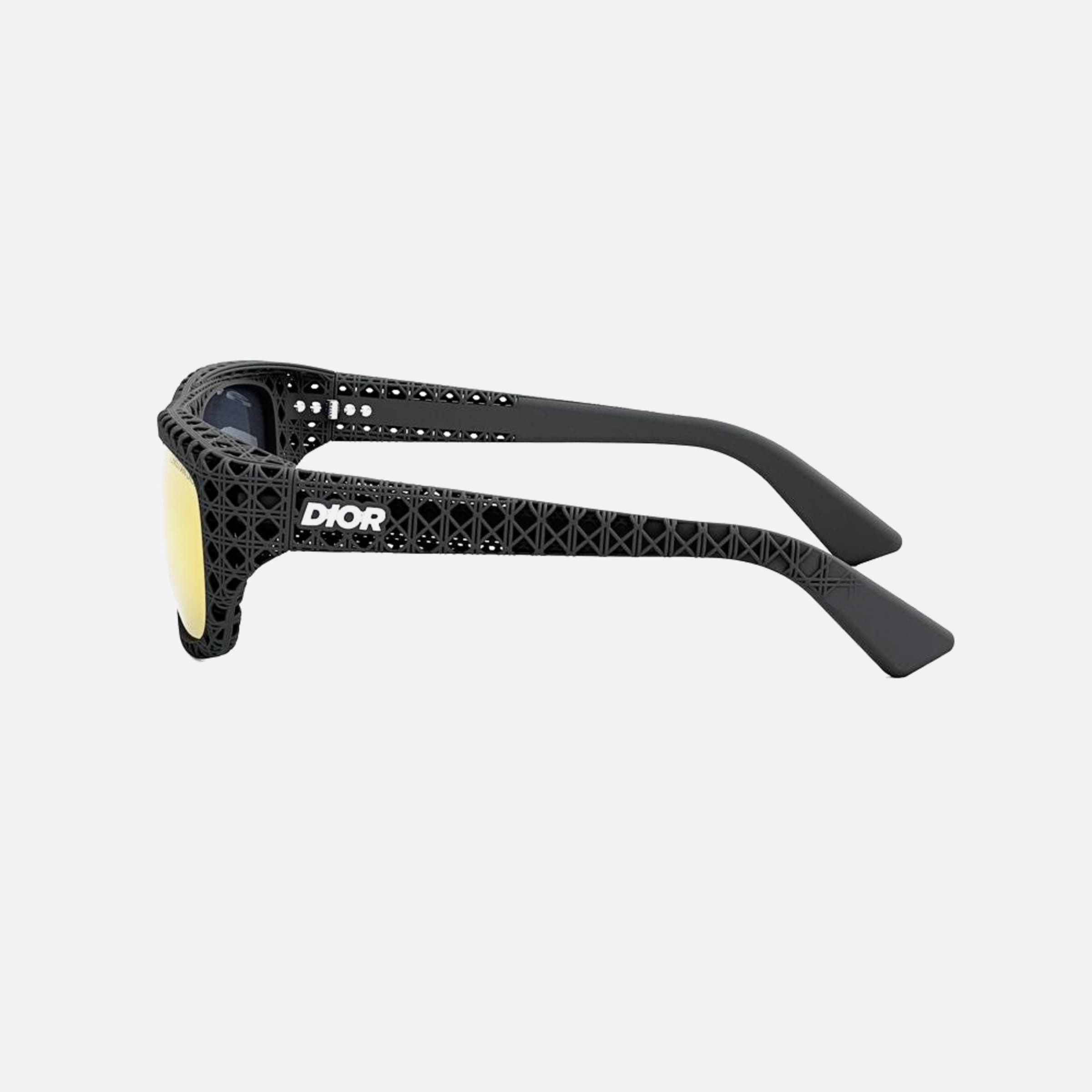 Dior 57mm Dior3d S1i 11j7 Black Squared Men Sunglasses - Detail View