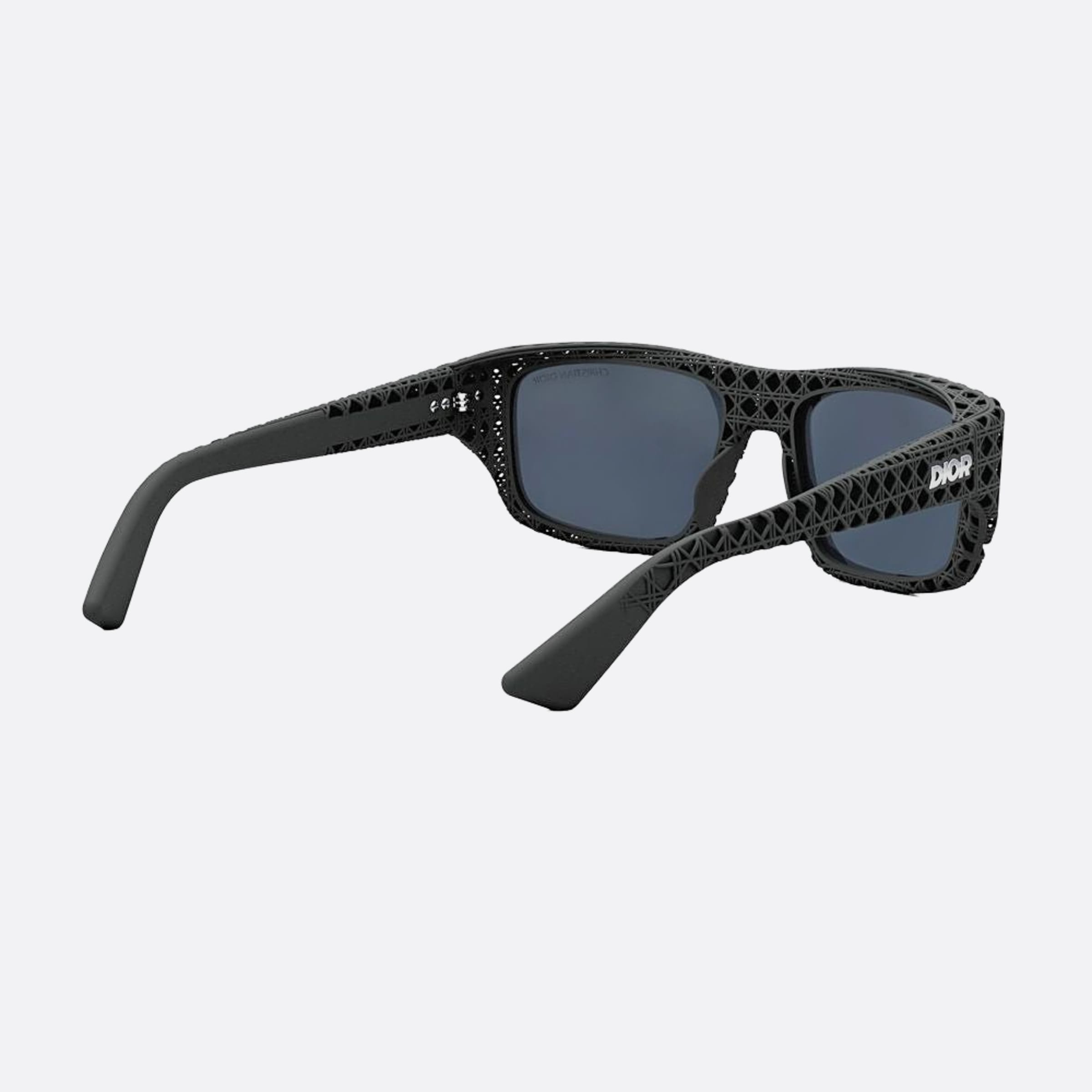 Dior 57mm Dior3d S1i 11j7 Black Squared Men Sunglasses - Additional Angle
