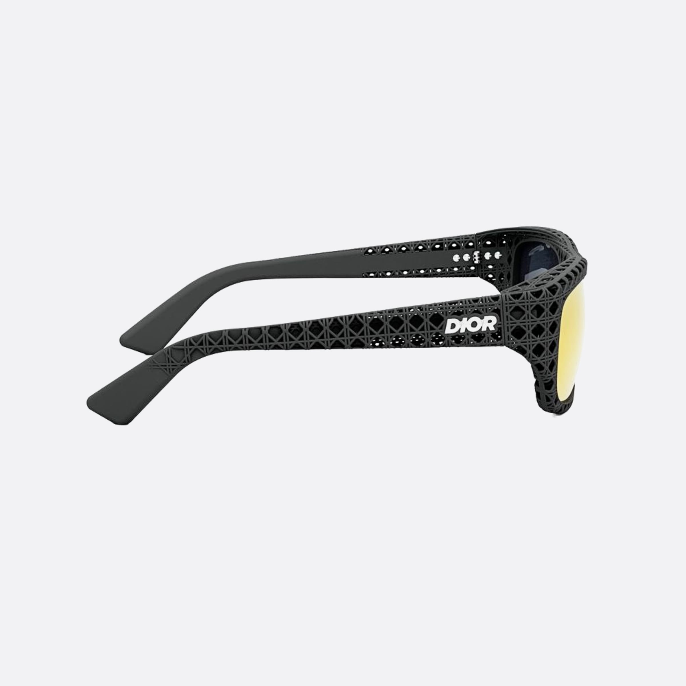 Dior 57mm Dior3d S1i 11j7 Black Squared Men Sunglasses - Additional Angle