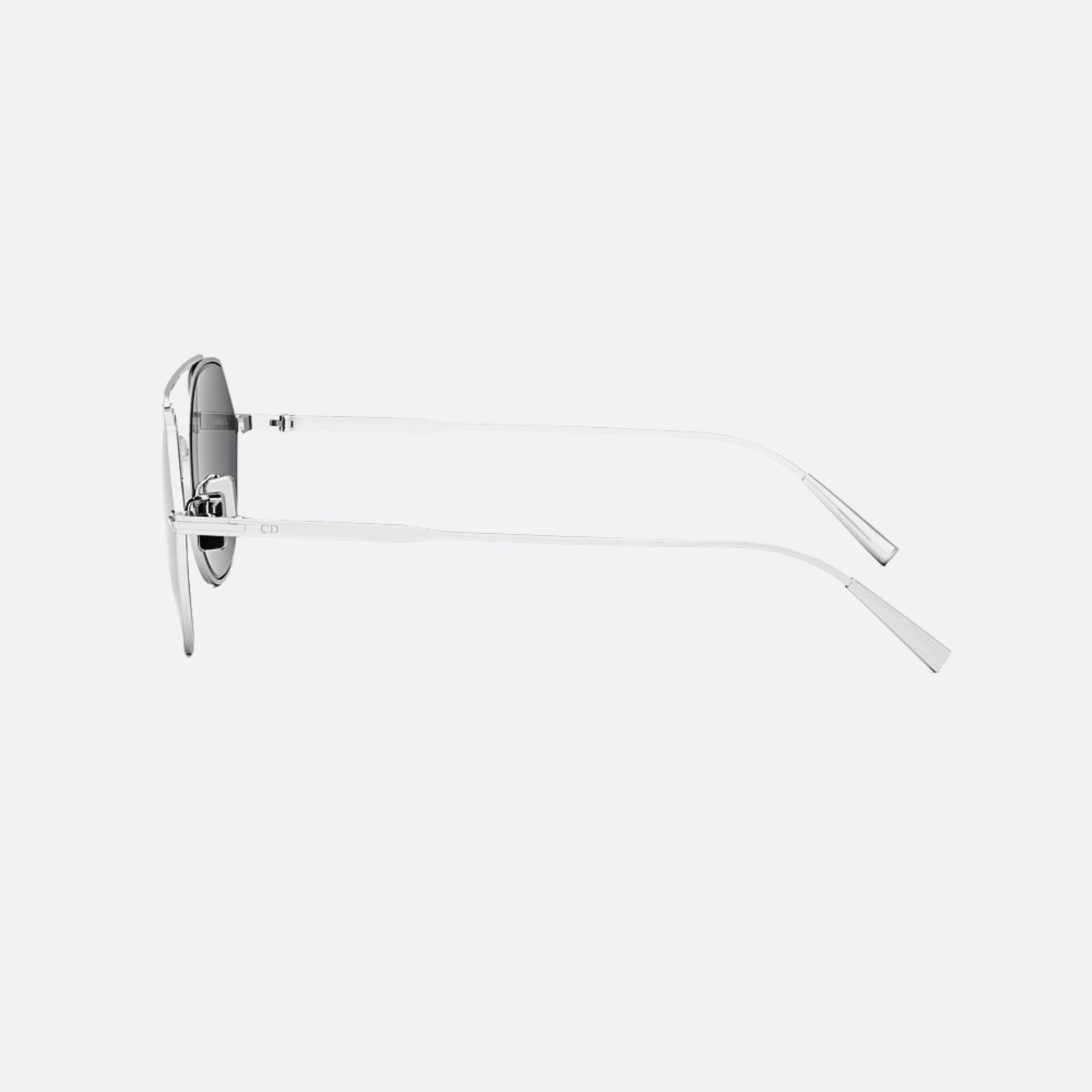 Dior 54mm Diorblacksuit R6u F0a0 Silver Geometric Men Sunglasses - Detail View