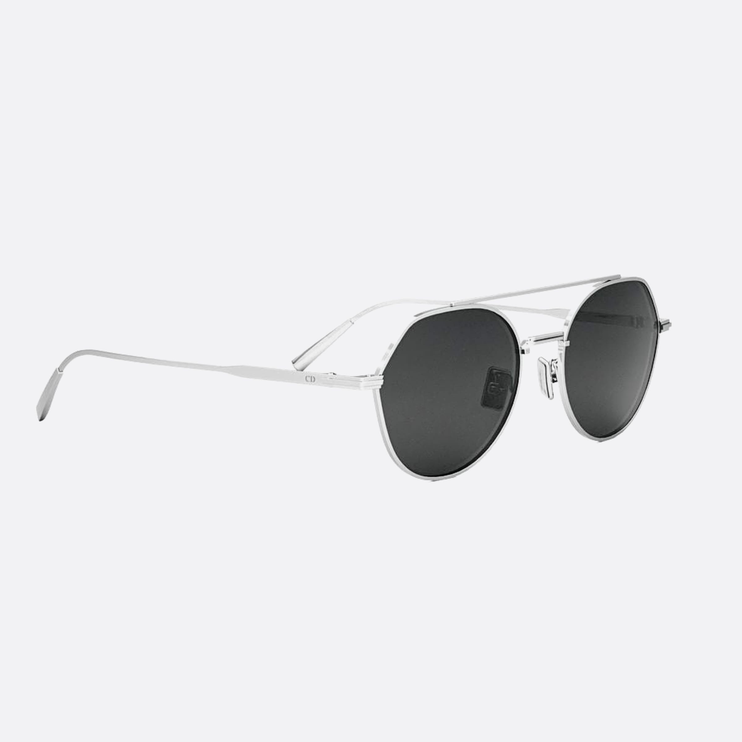 Dior 54mm Diorblacksuit R6u F0a0 Silver Geometric Men Sunglasses - Additional Angle