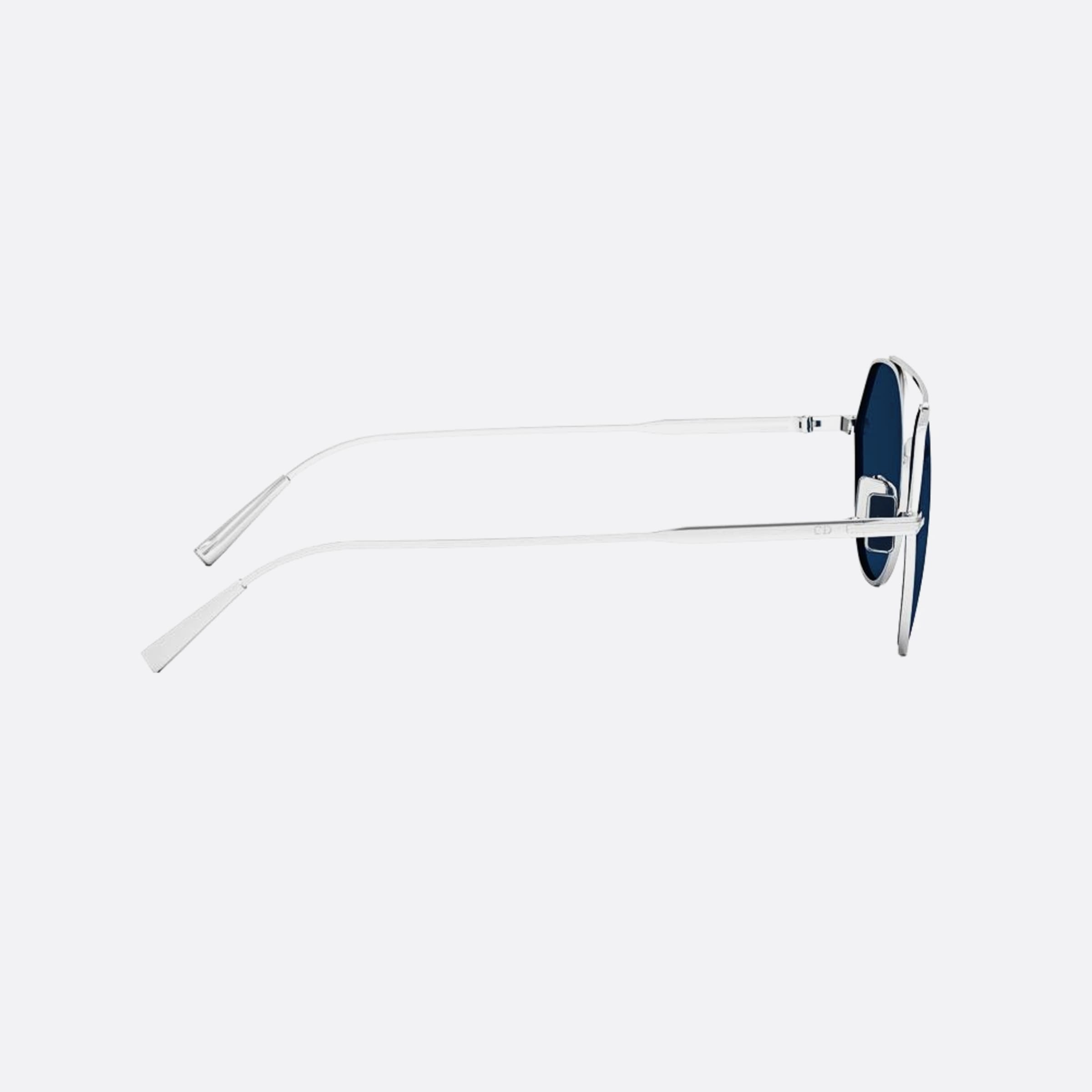 Dior 54mm Diorblacksuit R6u F0b0 Silver Geometric Men Sunglasses - Additional Angle