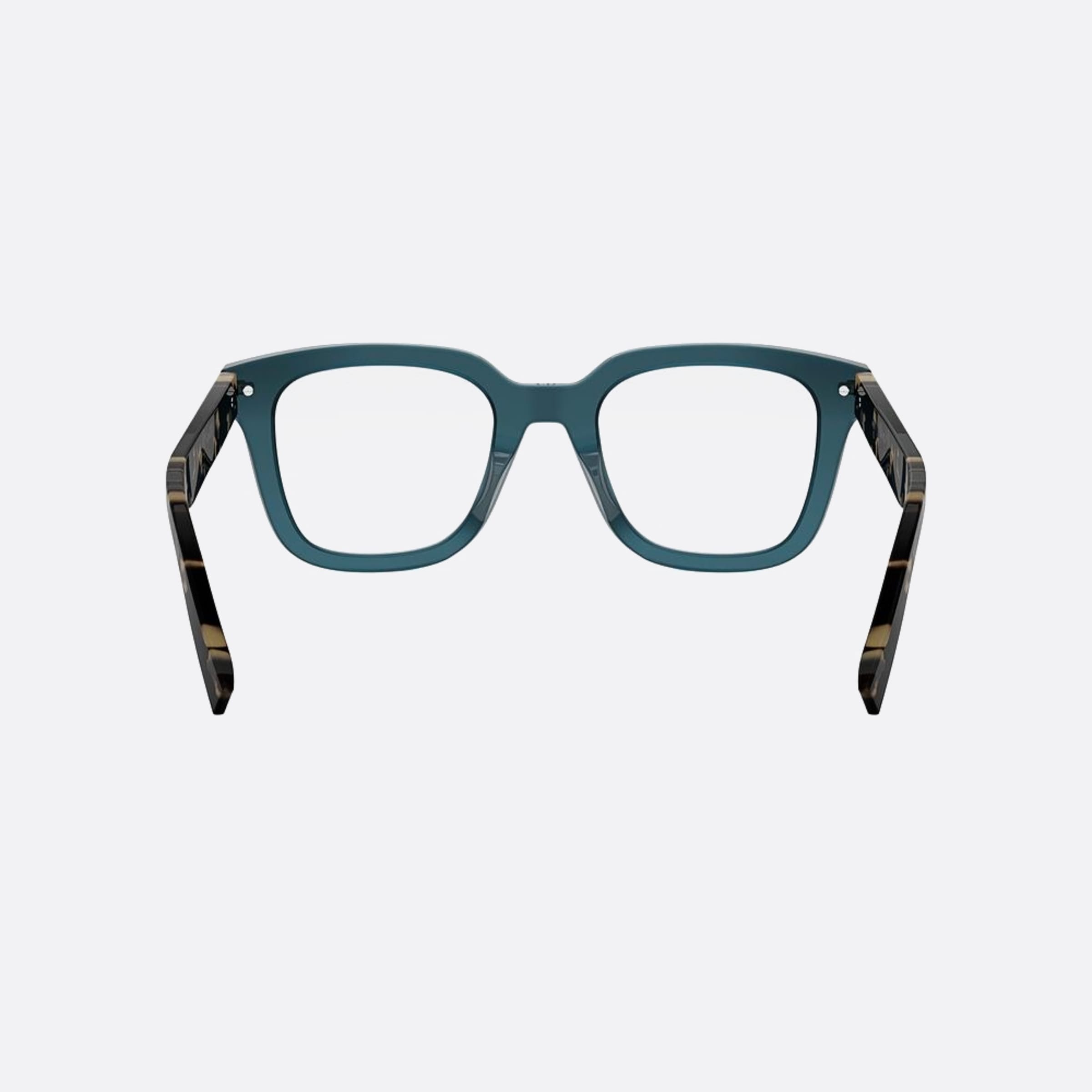 Dior 51mm Diorblacksuito S10i Blue Geometric Men Eyeglasses - Additional Angle