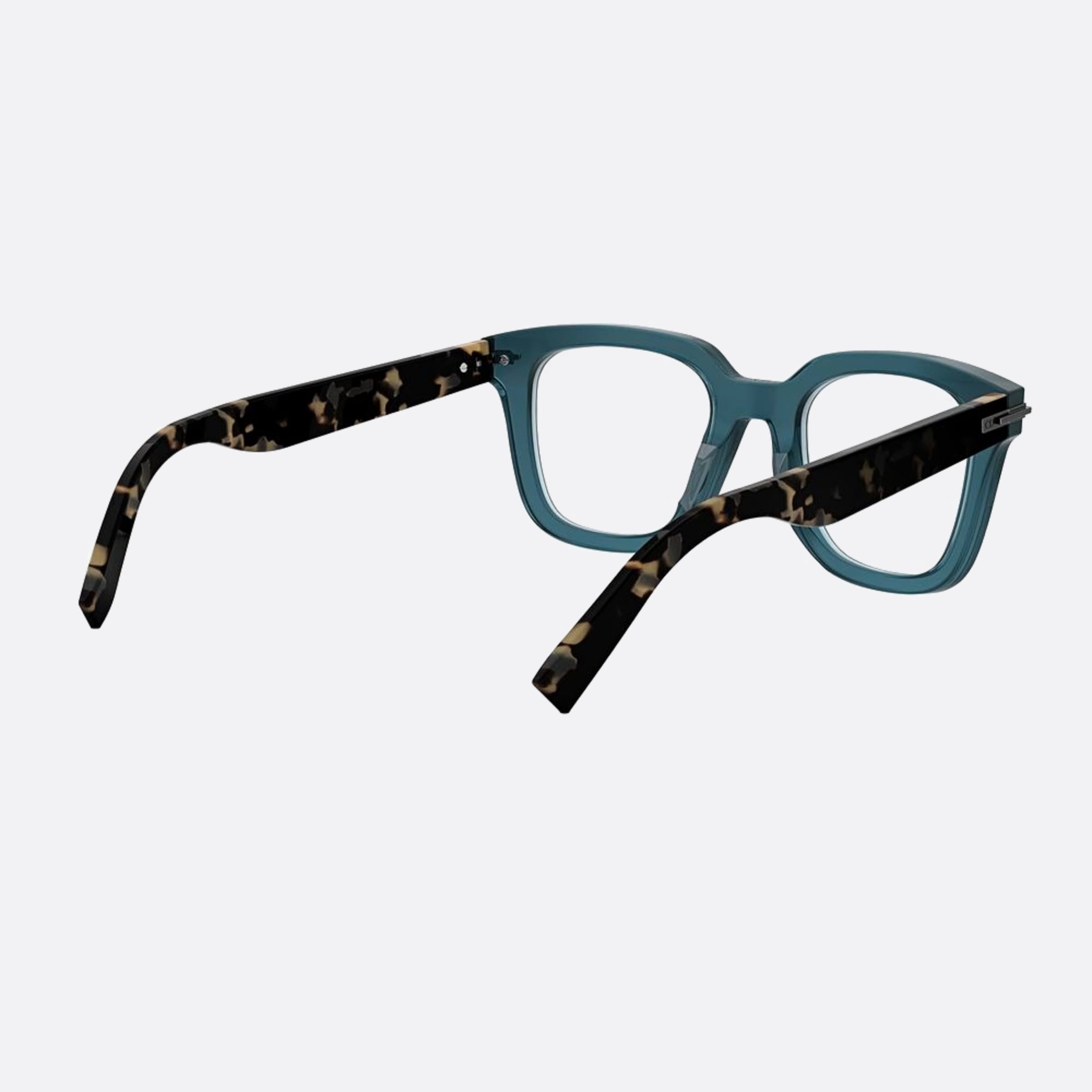 Dior 51mm Diorblacksuito S10i Blue Geometric Men Eyeglasses - Additional Angle