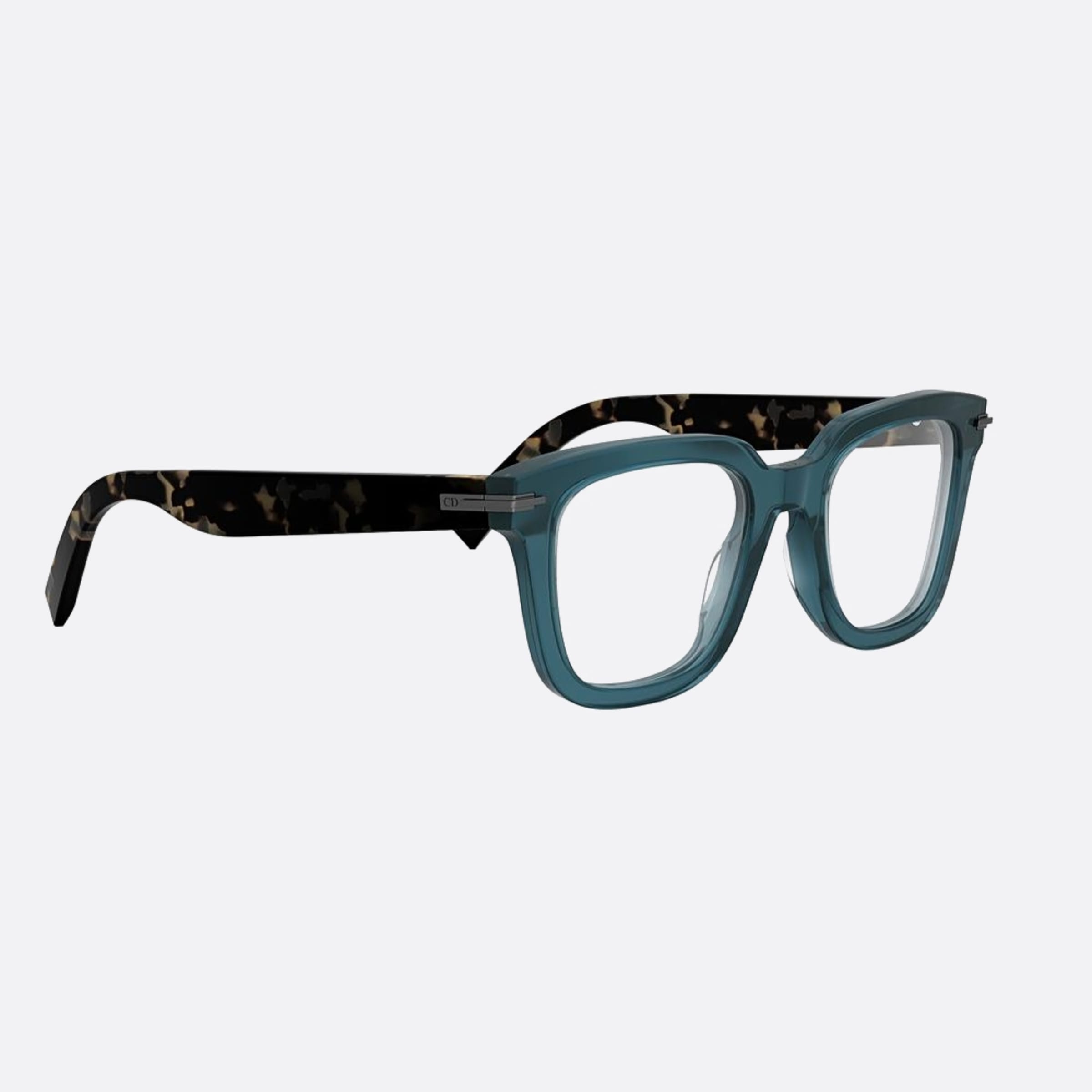Dior 51mm Diorblacksuito S10i Blue Geometric Men Eyeglasses - Additional Angle