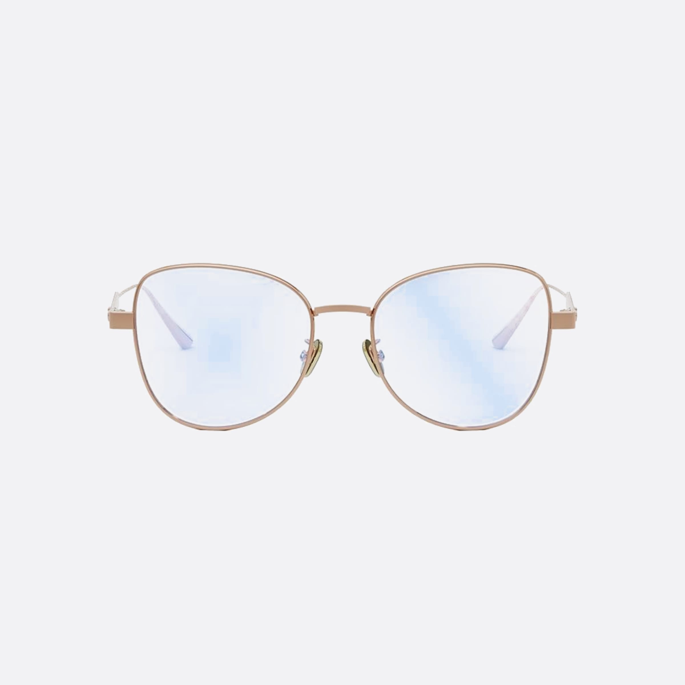 Dior 54mm Diorcannageo B1f B29 Rose Gold Butterfly Women Eyeglasses - Main View