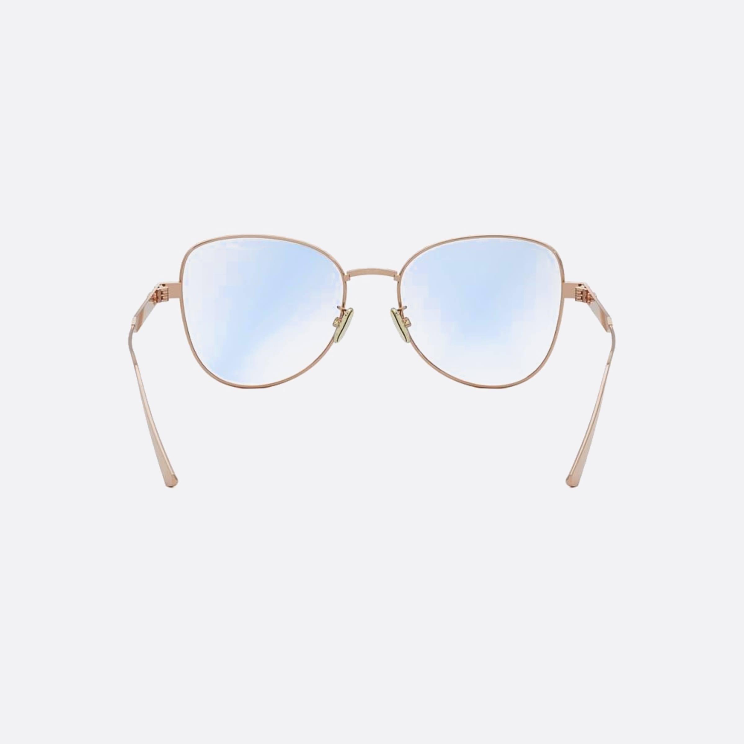 Dior 54mm Diorcannageo B1f B29 Rose Gold Butterfly Women Eyeglasses - Additional Angle