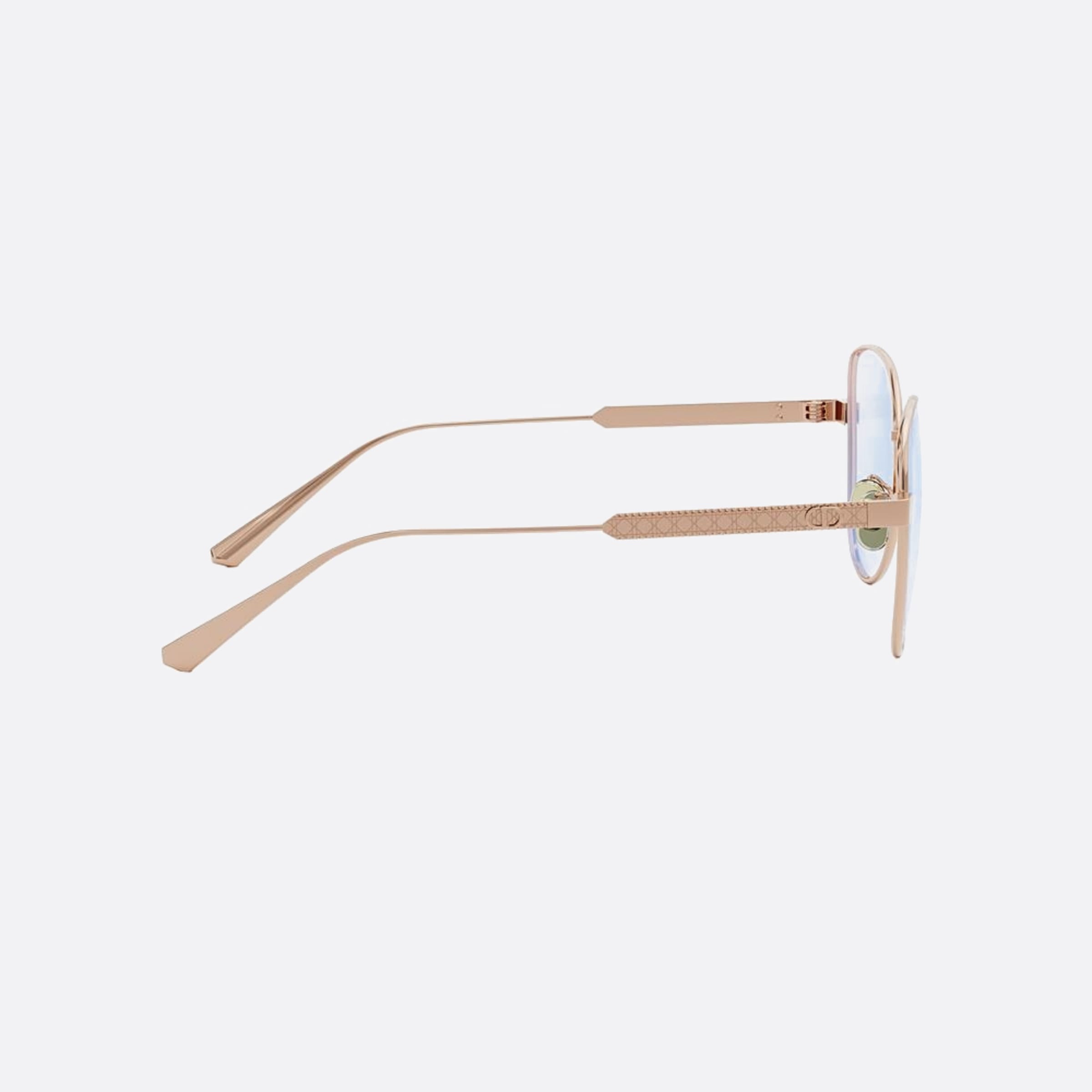 Dior 54mm Diorcannageo B1f B29 Rose Gold Butterfly Women Eyeglasses - Additional Angle