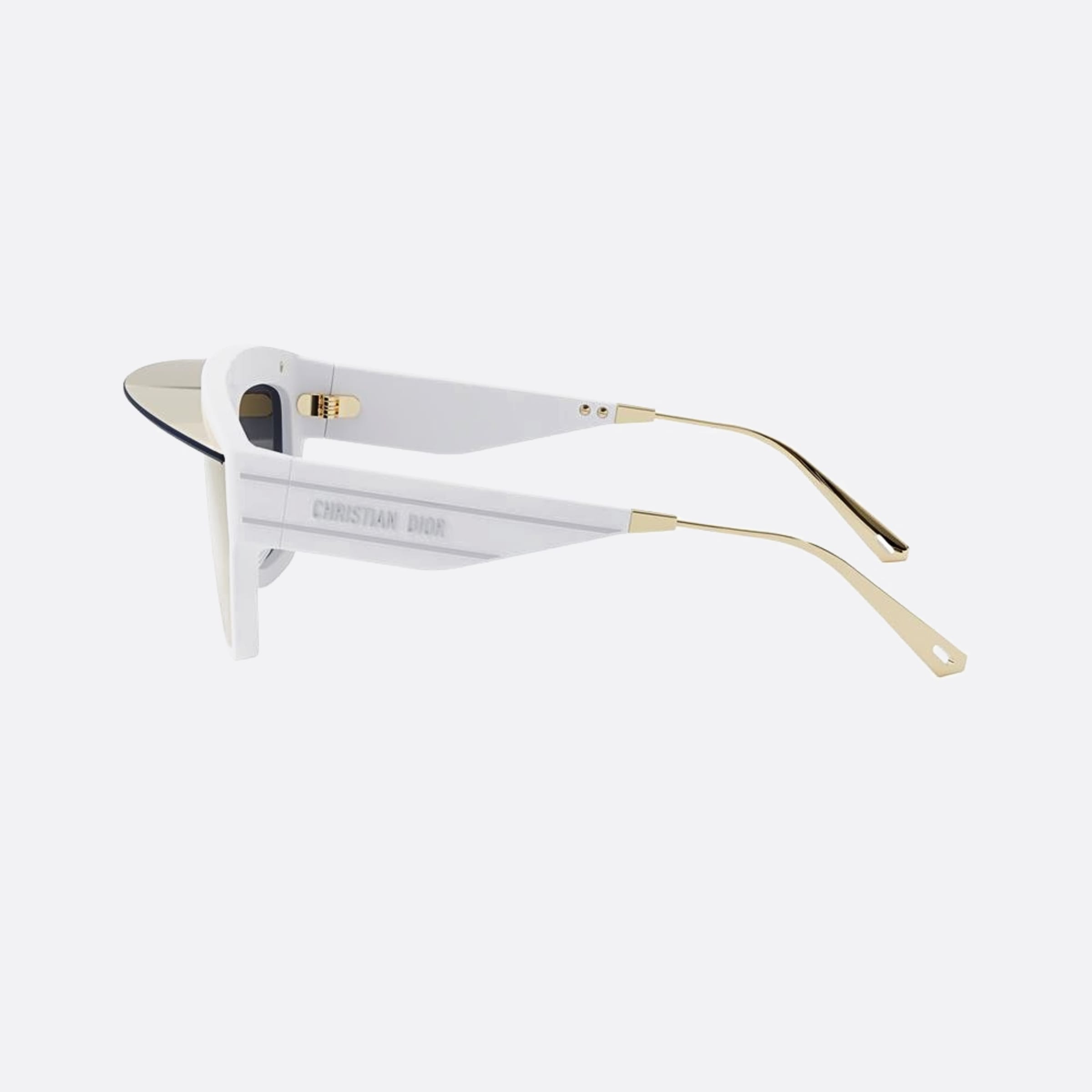 Dior Diorclub M7u 51a5 White Shield Women Sunglasses - Detail View