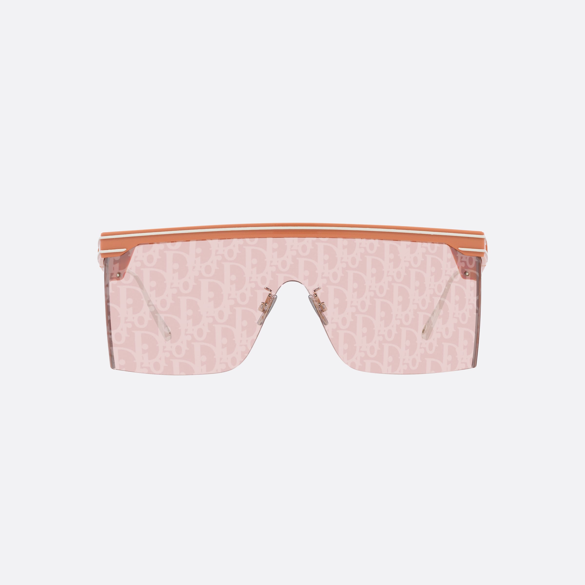 Dior 58mm Diorclubm1u M1u Pink Irregular Women Sunglasses - Side View