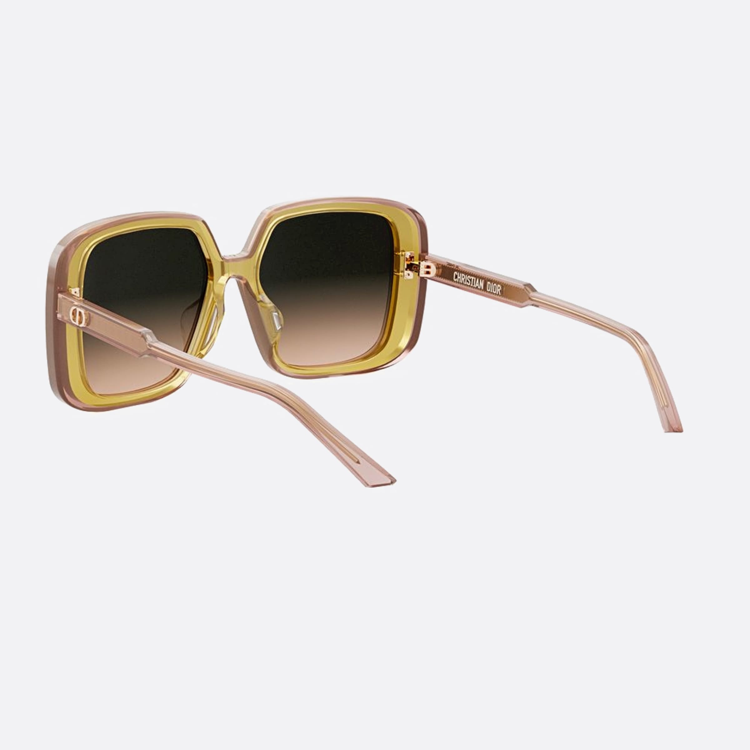 Dior 56mm Diorhighlight S3f 66f2 Yellow Squared Women Sunglasses - Lifestyle Shot