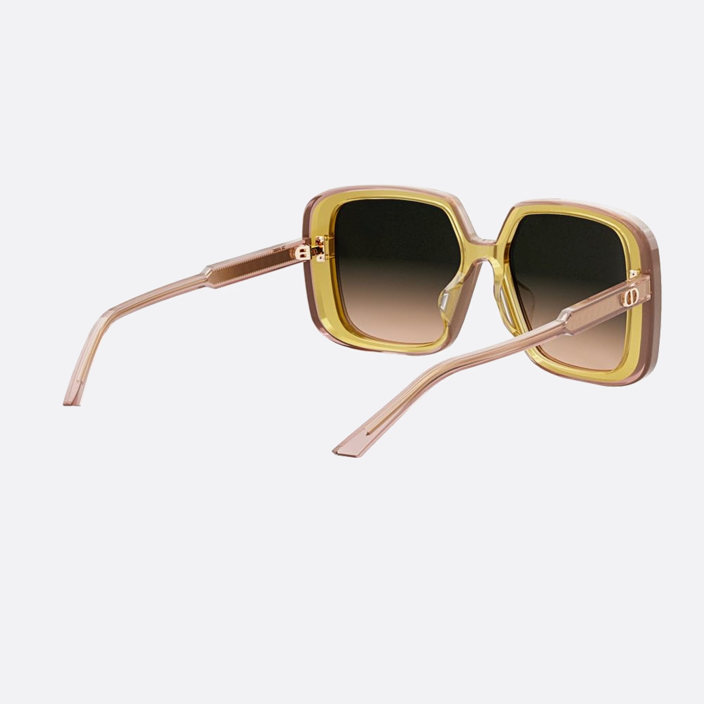 Dior 56mm Diorhighlight S3f 66f2 Yellow Squared Women Sunglasses - Additional Angle