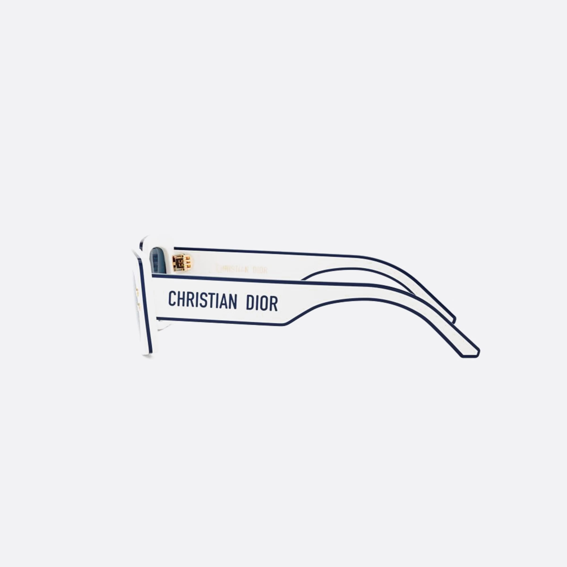 Dior 53mm Diorpacific S1u 95b0 White Geometric Women Sunglasses - Detail View
