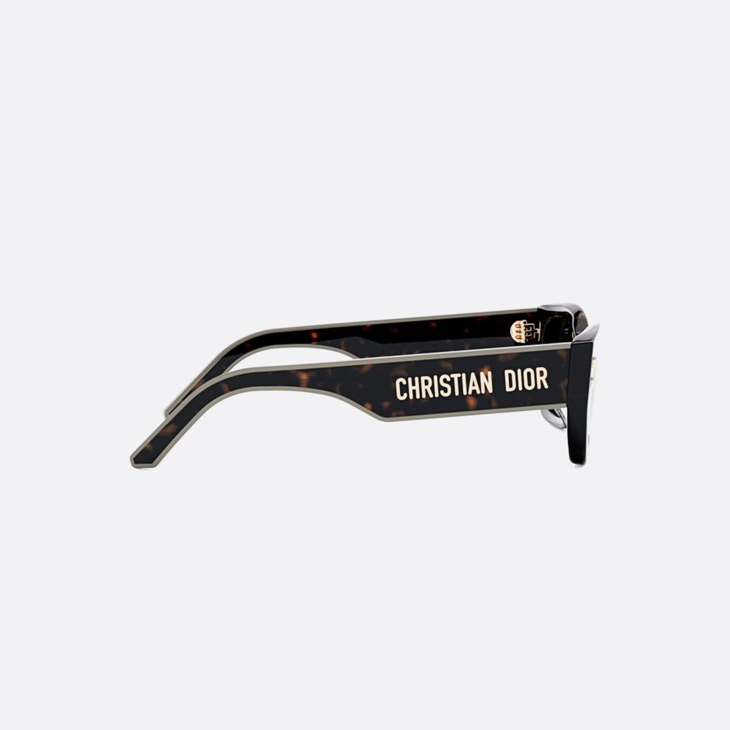 Dior 53mm Diorpacific S2u 27a0 Havana Squared Women Sunglasses - Additional Angle