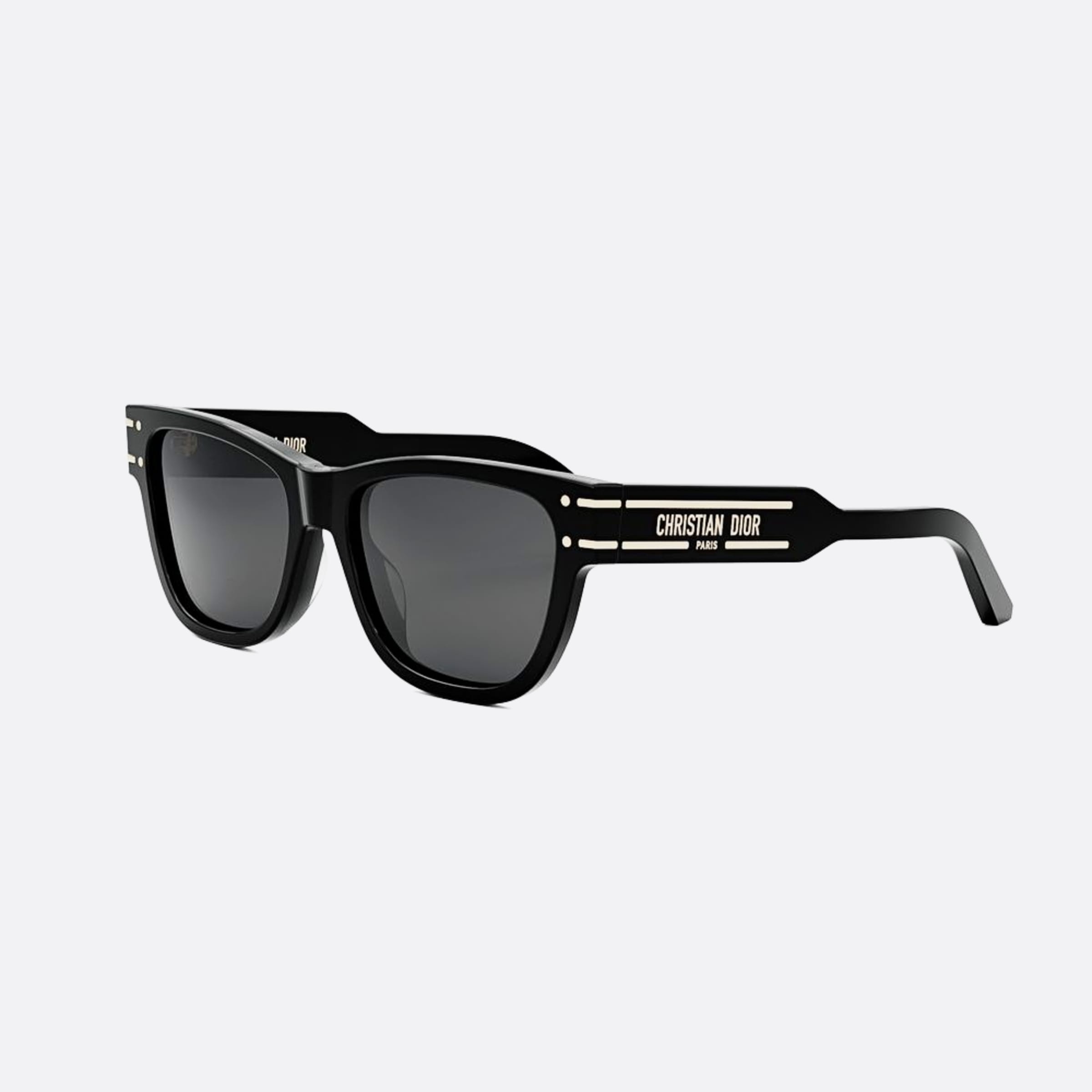 Dior 54mm Diorsignature S6u 10a0 Black Butterfly Women Sunglasses - Side View