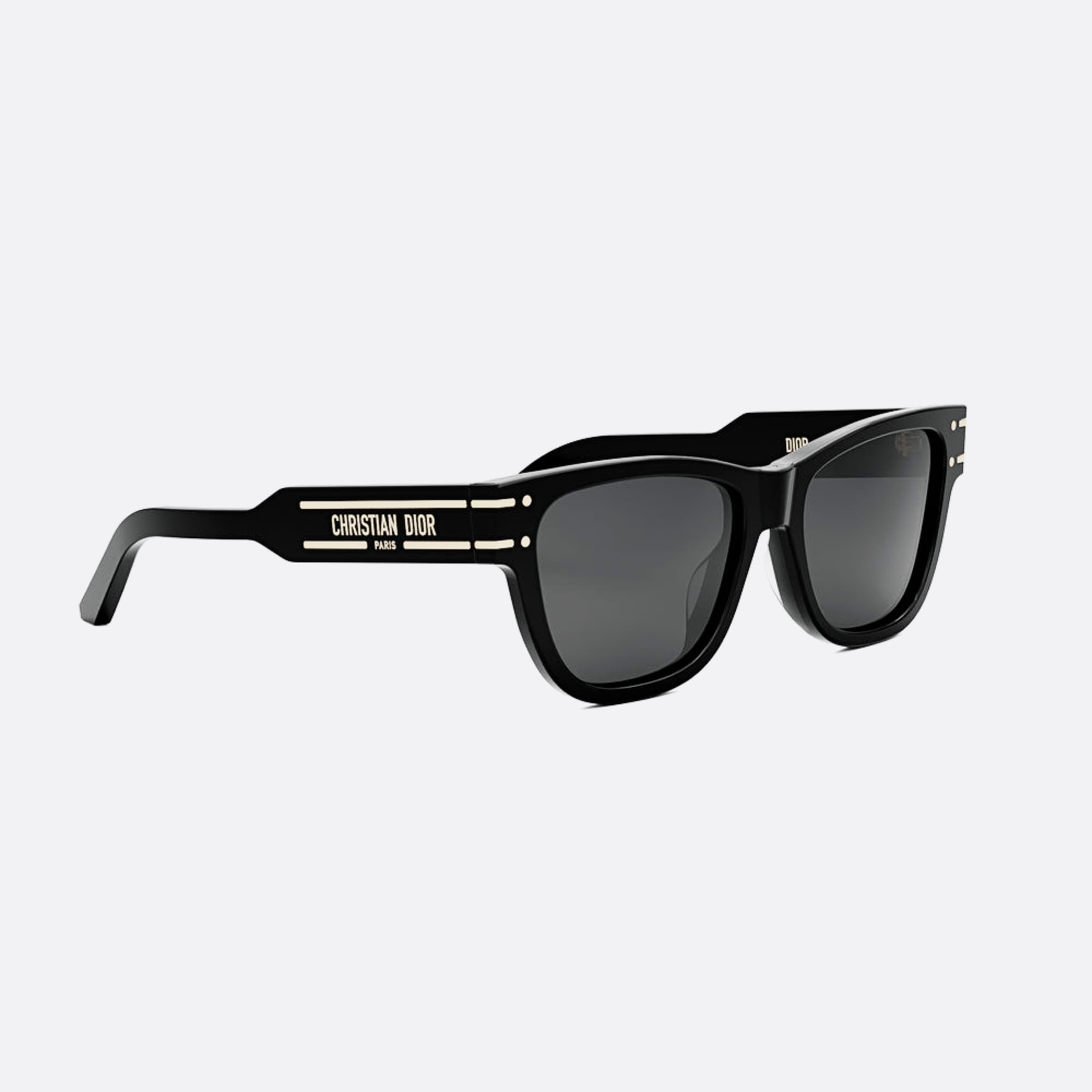 Dior 54mm Diorsignature S6u 10a0 Black Butterfly Women Sunglasses - Additional Angle