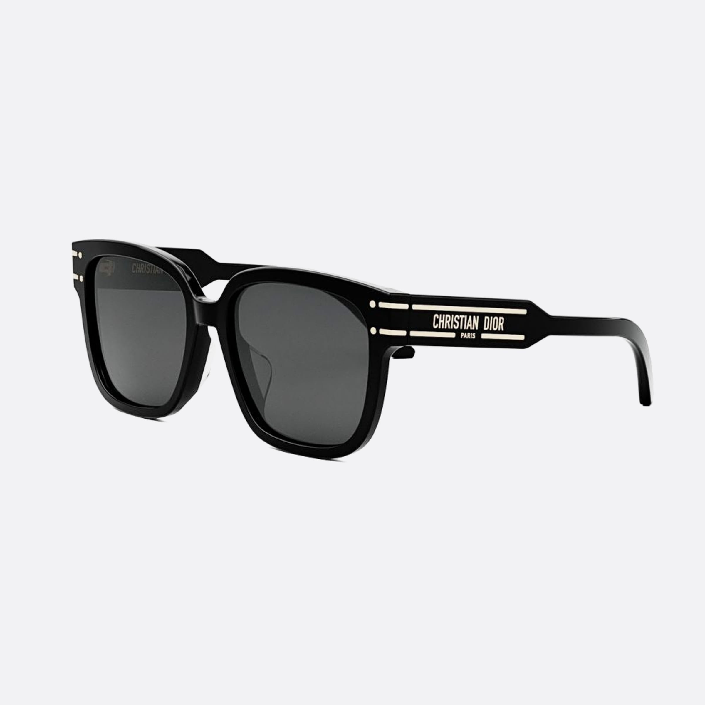 Dior 58mm Diorsignature S7f 10a0 Black Squared Women Sunglasses - Side View