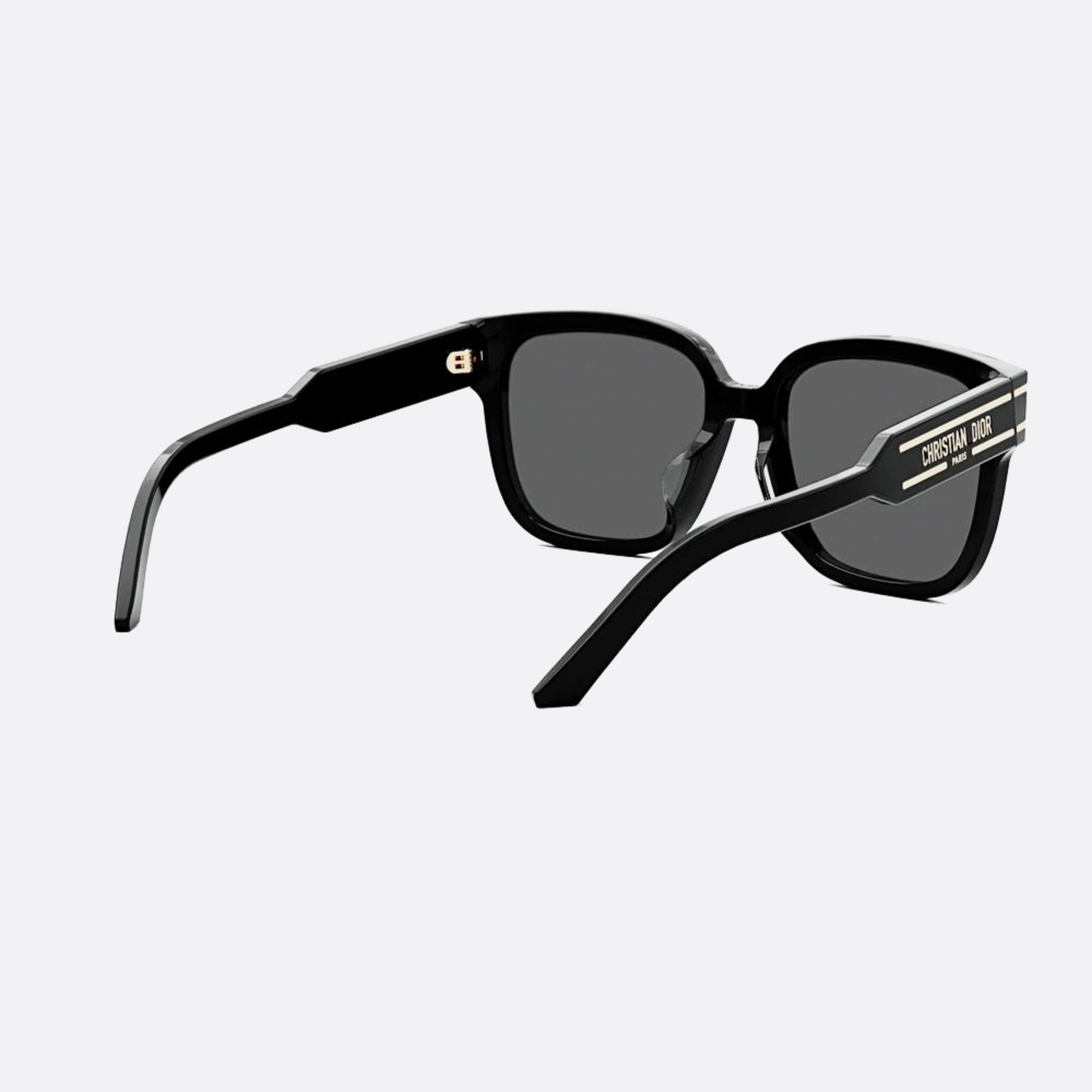 Dior 58mm Diorsignature S7f 10a0 Black Squared Women Sunglasses - Additional Angle