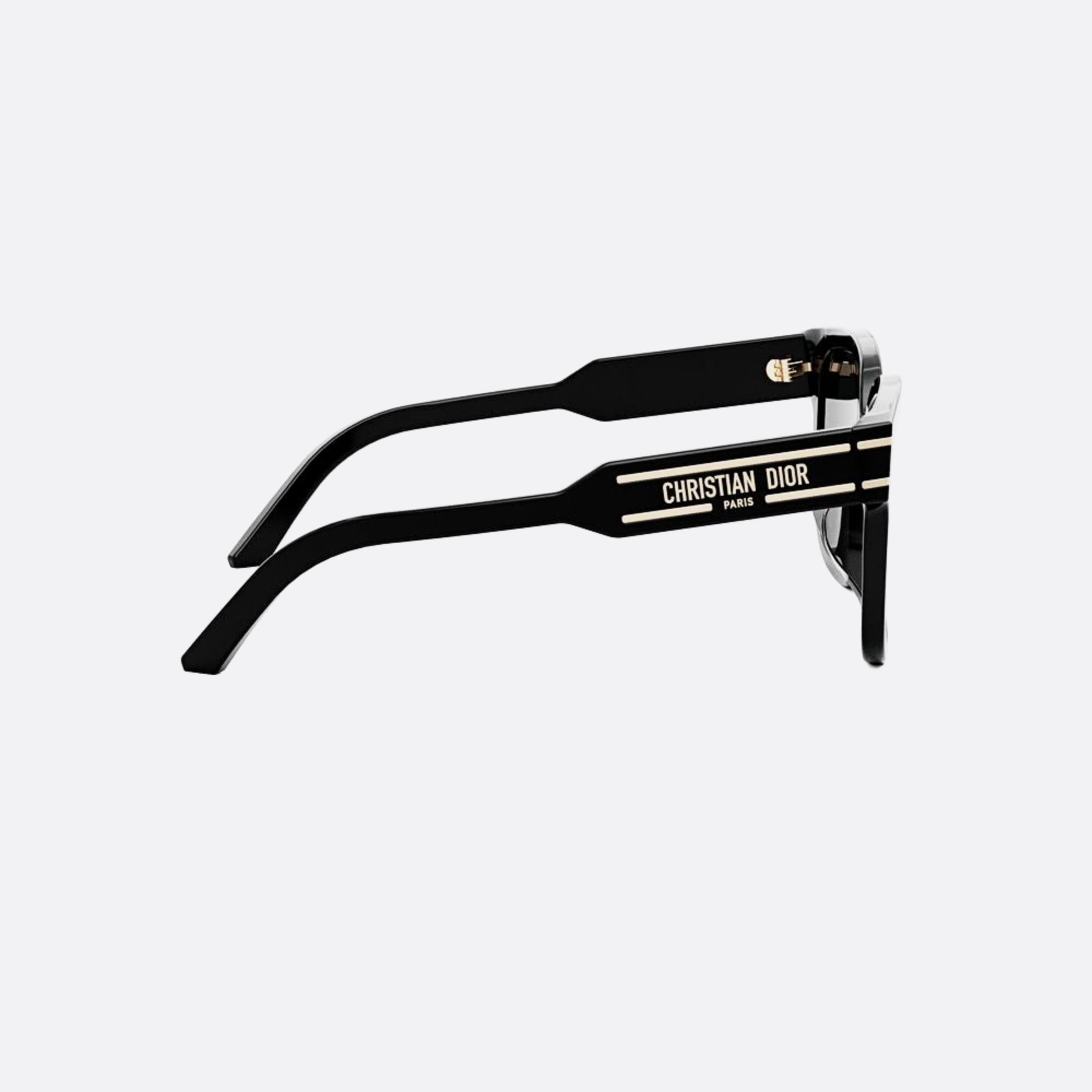 Dior 58mm Diorsignature S7f 10a0 Black Squared Women Sunglasses - Additional Angle