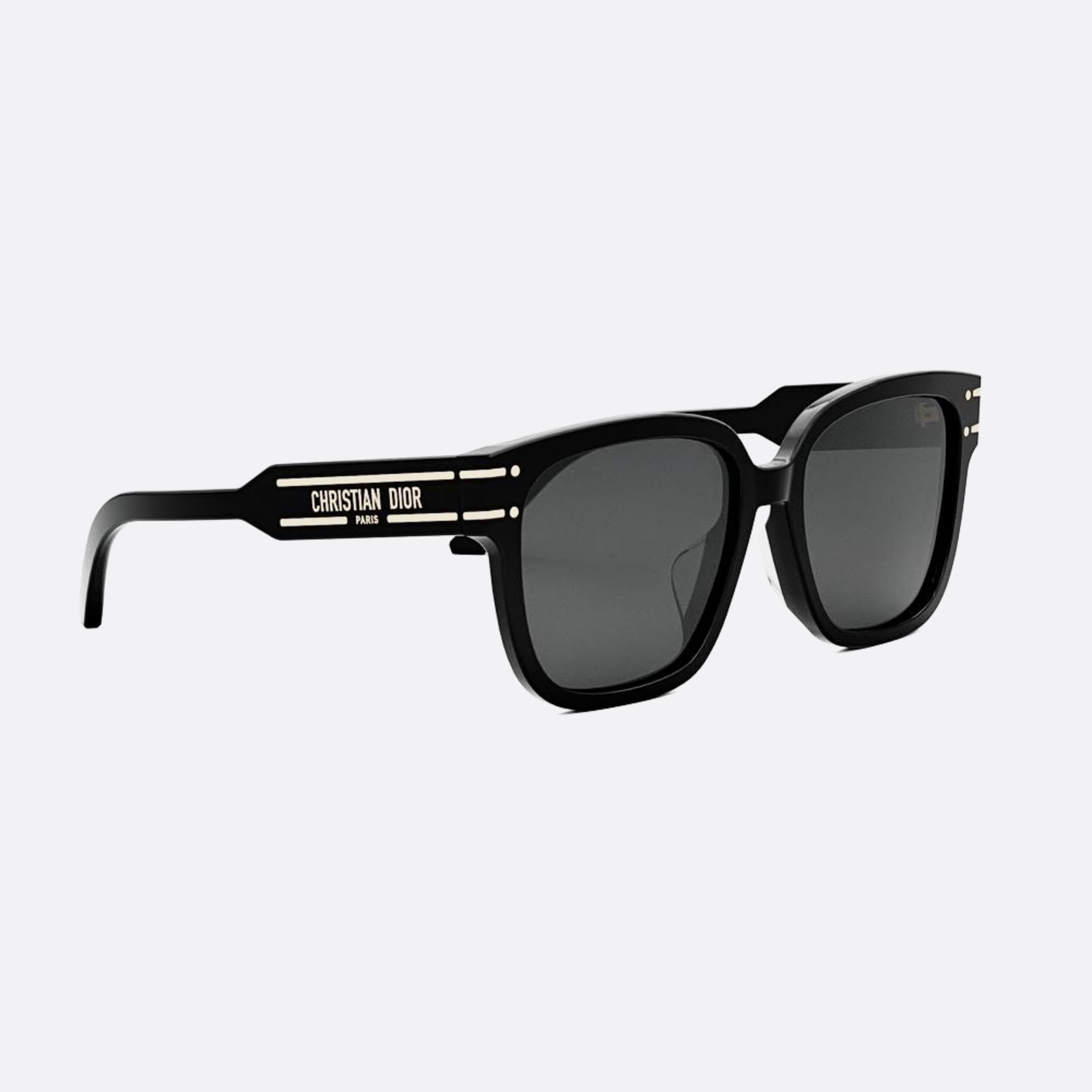 Dior 58mm Diorsignature S7f 10a0 Black Squared Women Sunglasses - Additional Angle