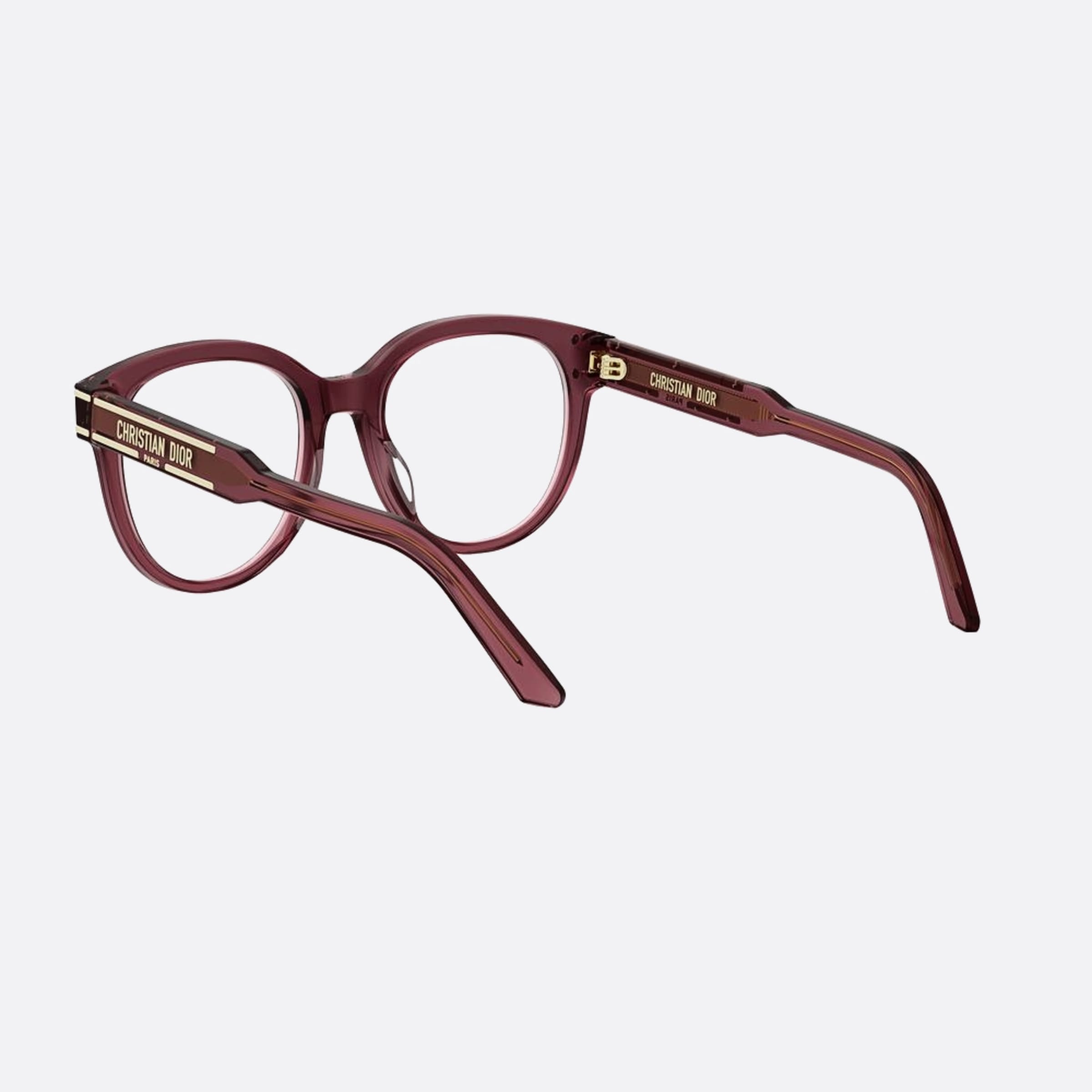 Dior 53mm Diorsignatureo R3i Red Round Women Eyeglasses - Lifestyle Shot