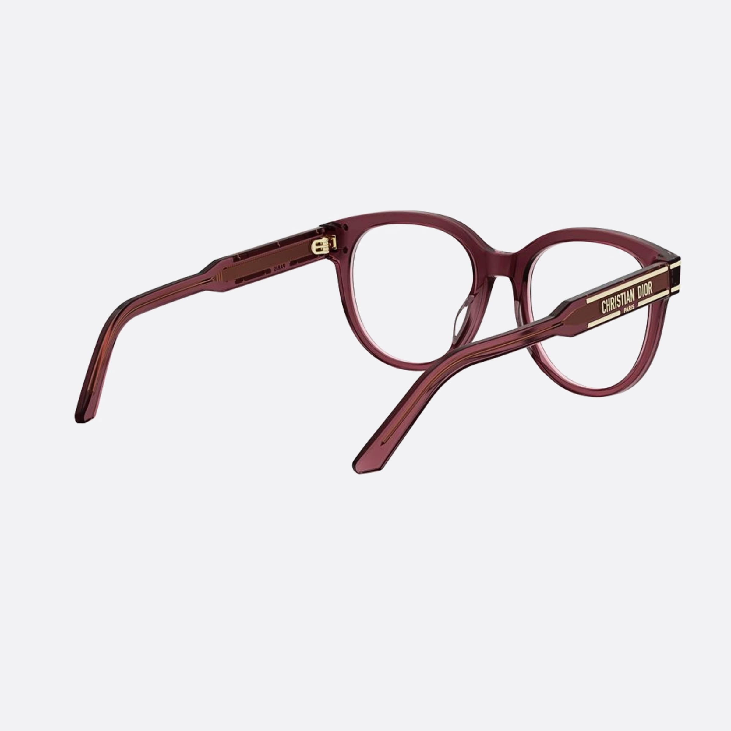 Dior 53mm Diorsignatureo R3i Red Round Women Eyeglasses - Additional Angle