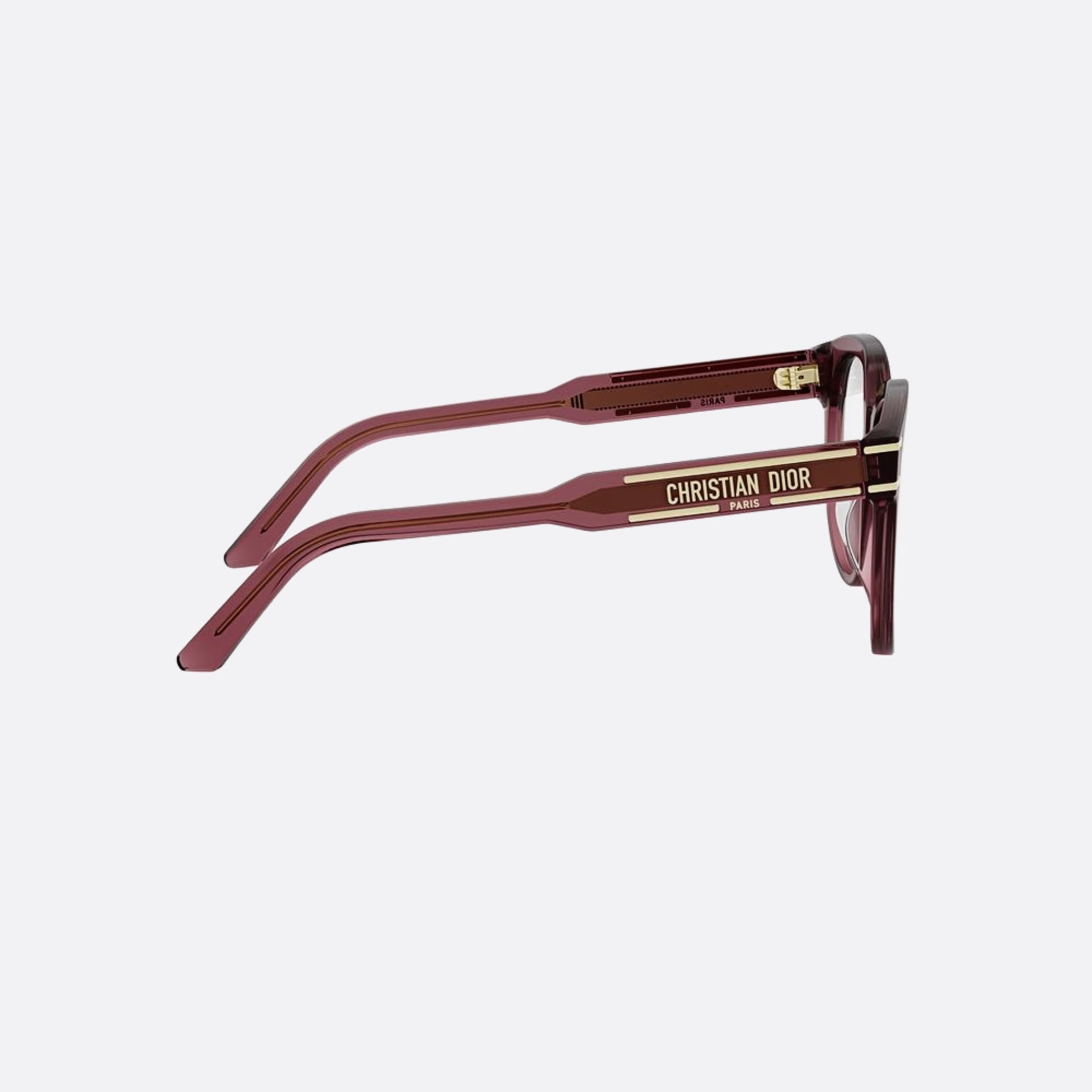 Dior 53mm Diorsignatureo R3i Red Round Women Eyeglasses - Additional Angle