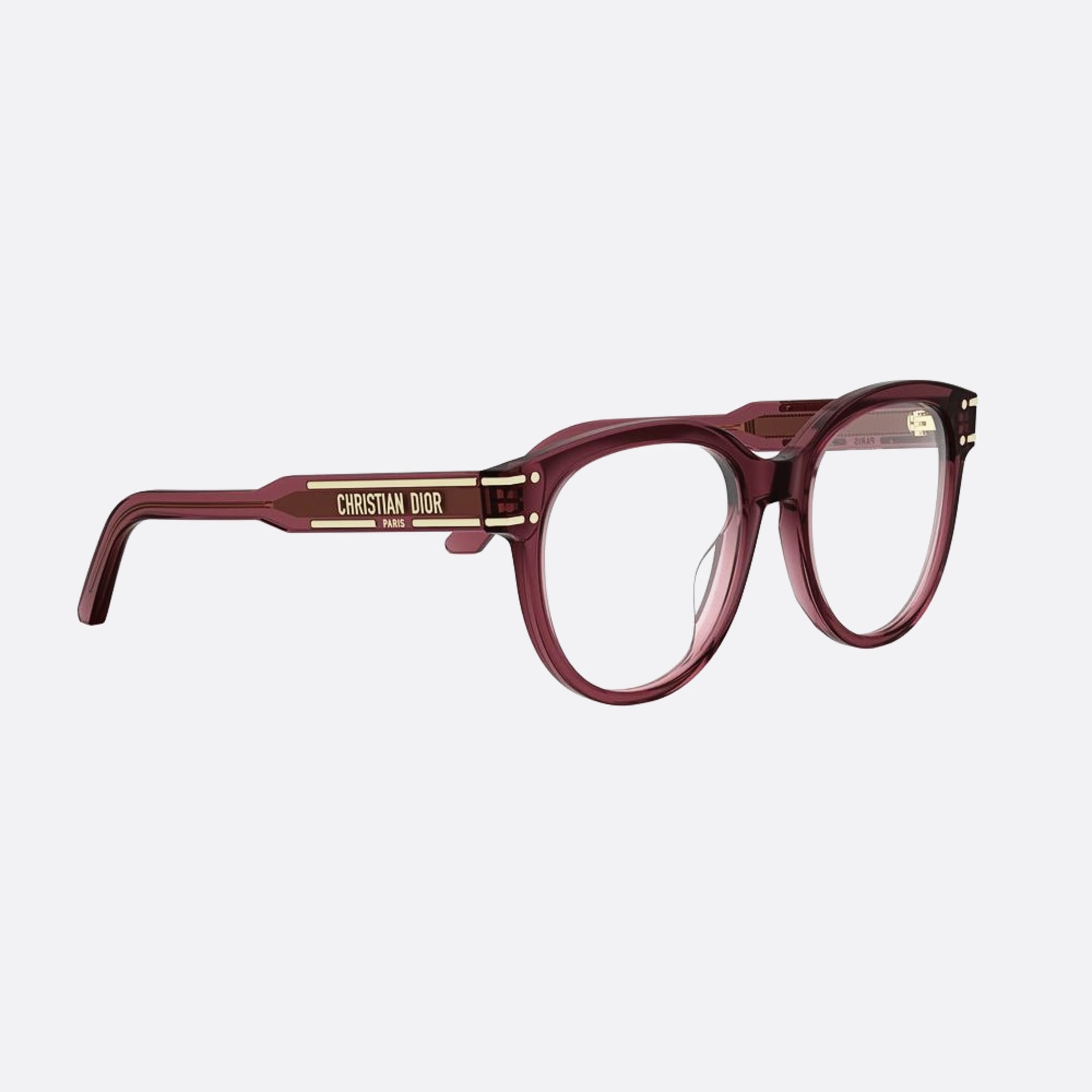 Dior 53mm Diorsignatureo R3i Red Round Women Eyeglasses - Additional Angle