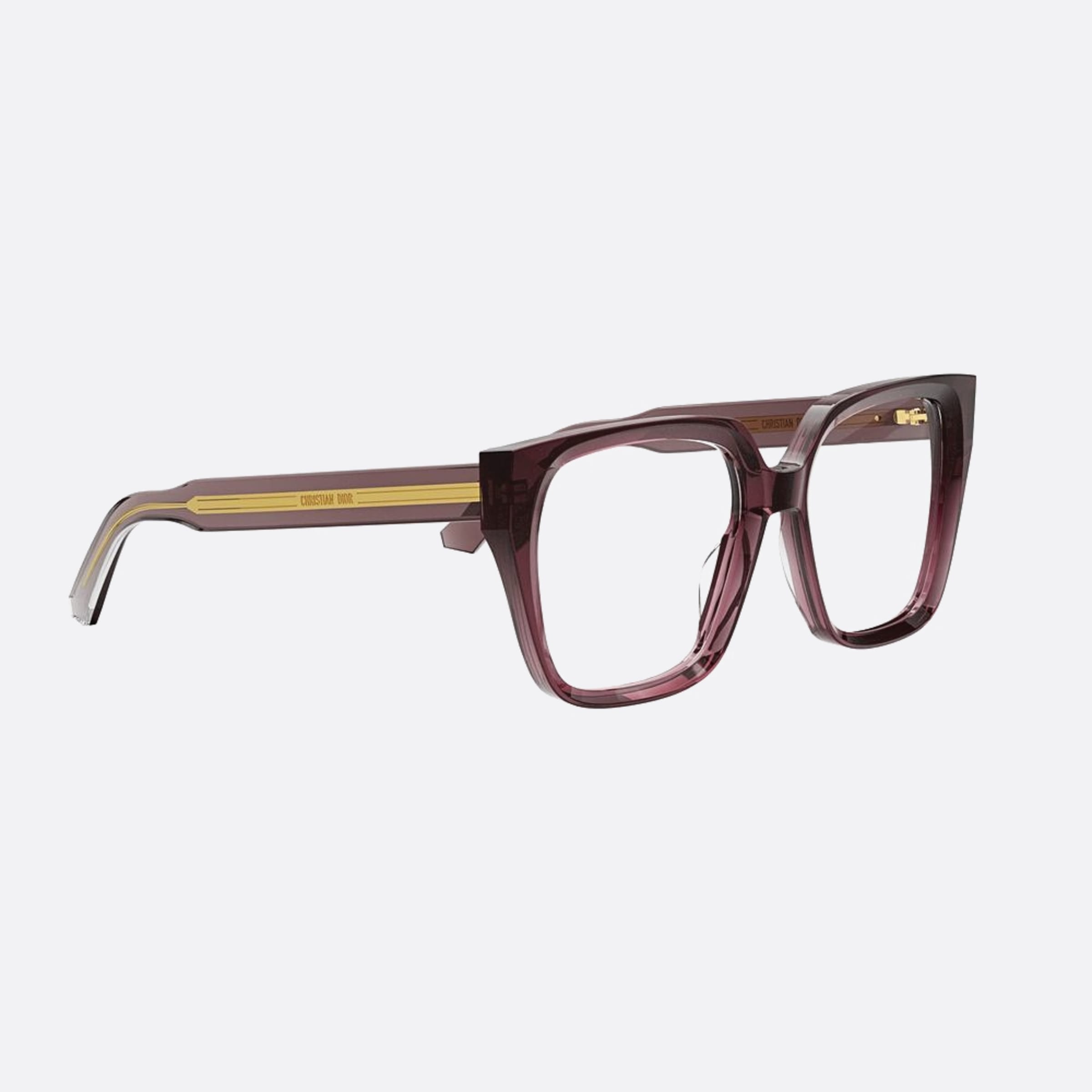 Dior 54mm Diorspirito S6i Red Squared Women Eyeglasses - Additional Angle